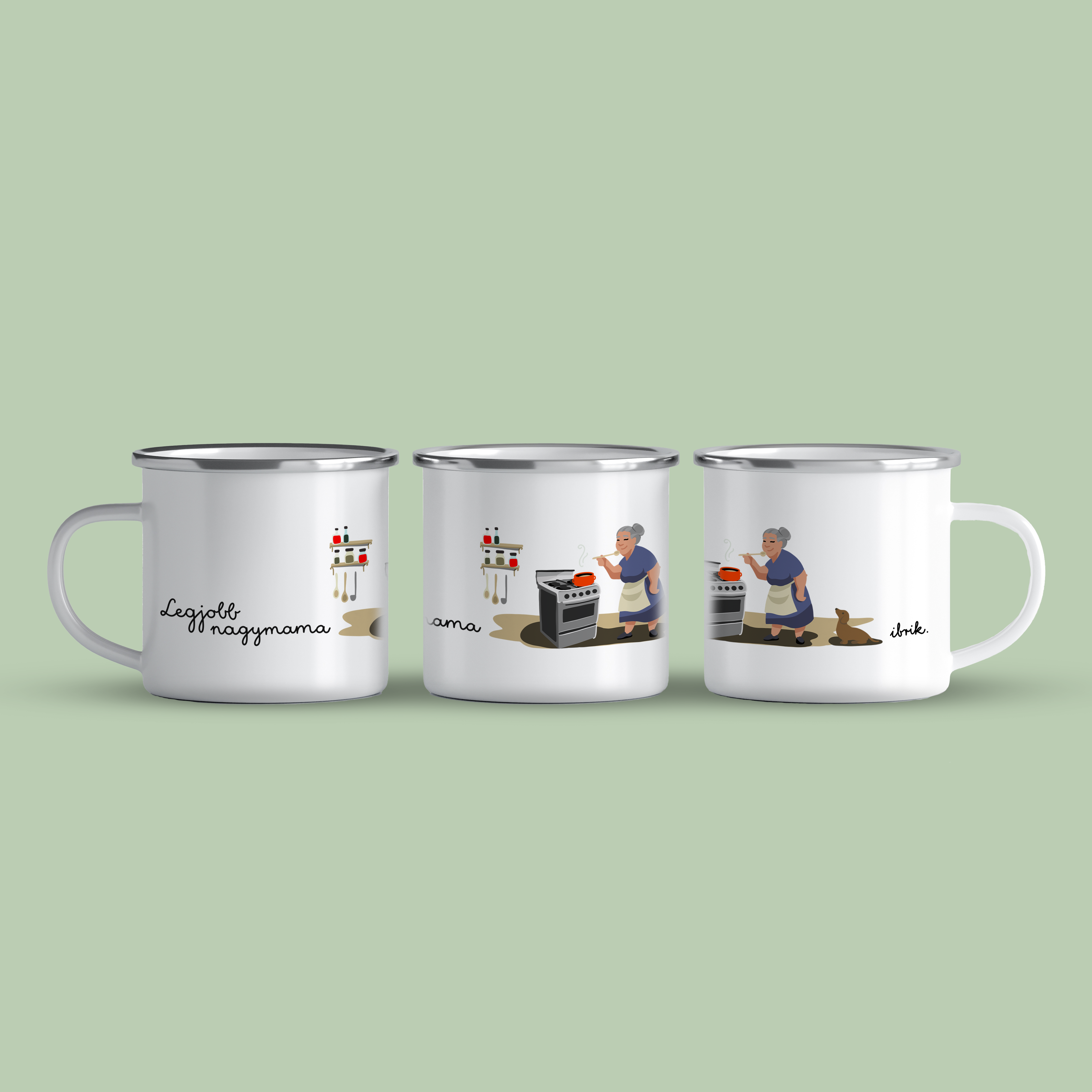 cana emailata nagymama konyhaja