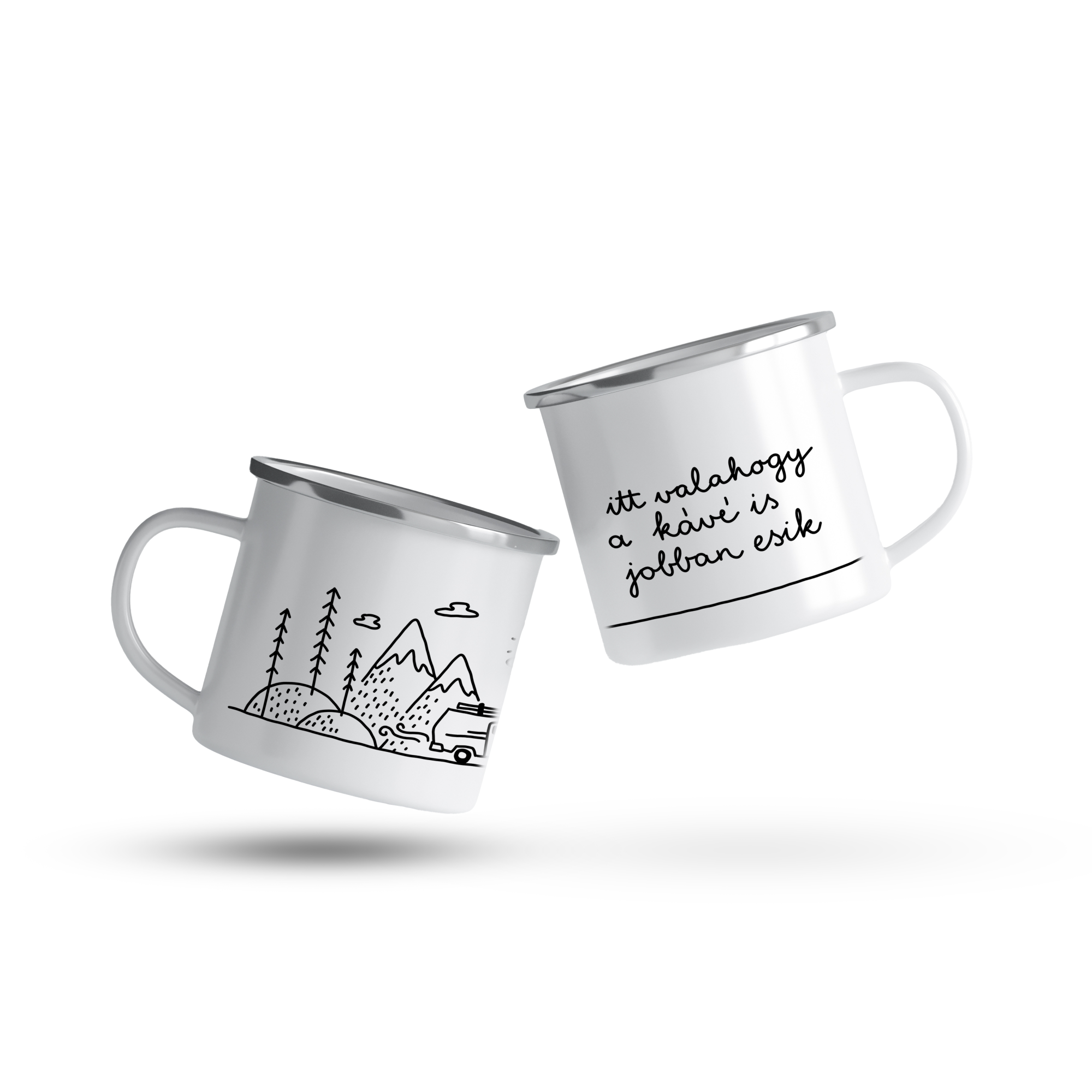 cana emailata van kave bw