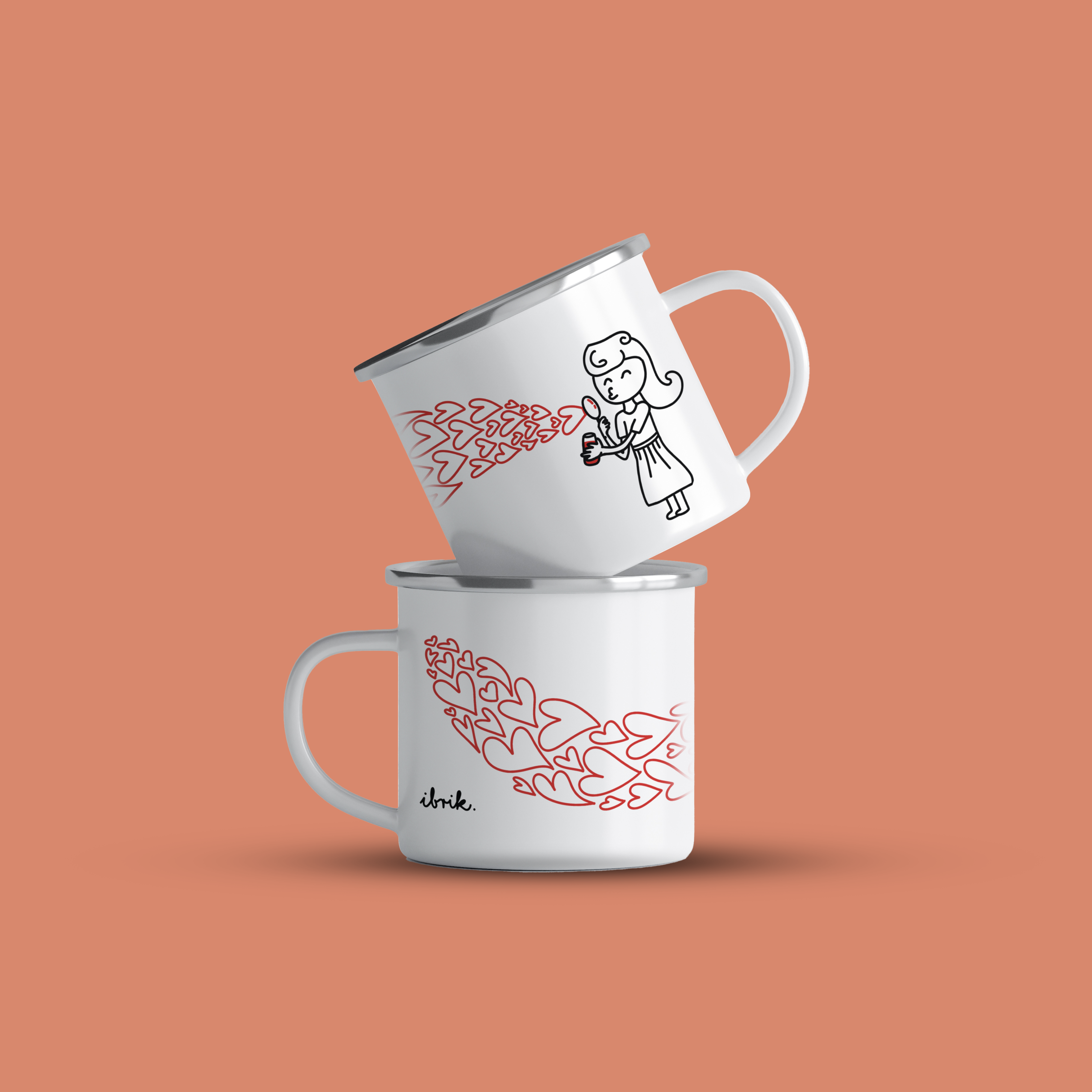 cana emailata girl with bubble hearts