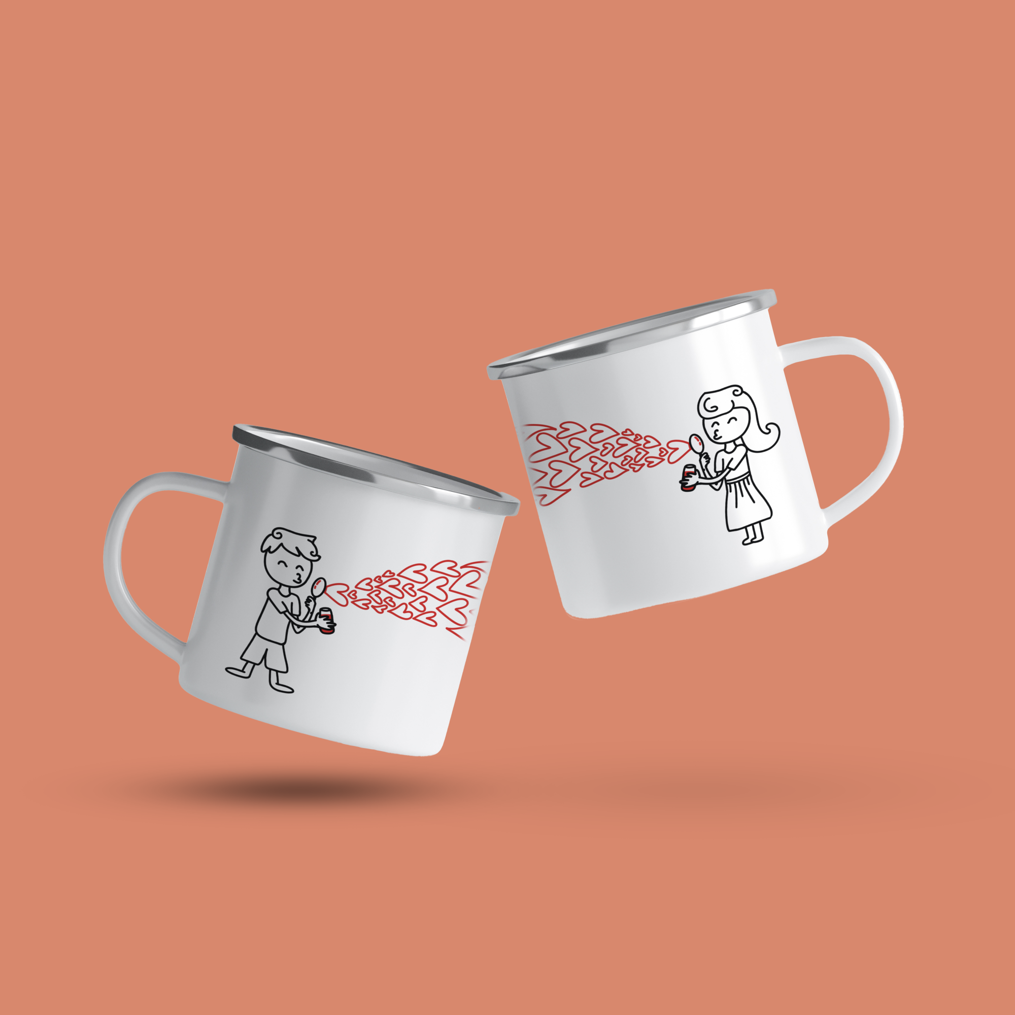 cana emailata girl with bubble hearts