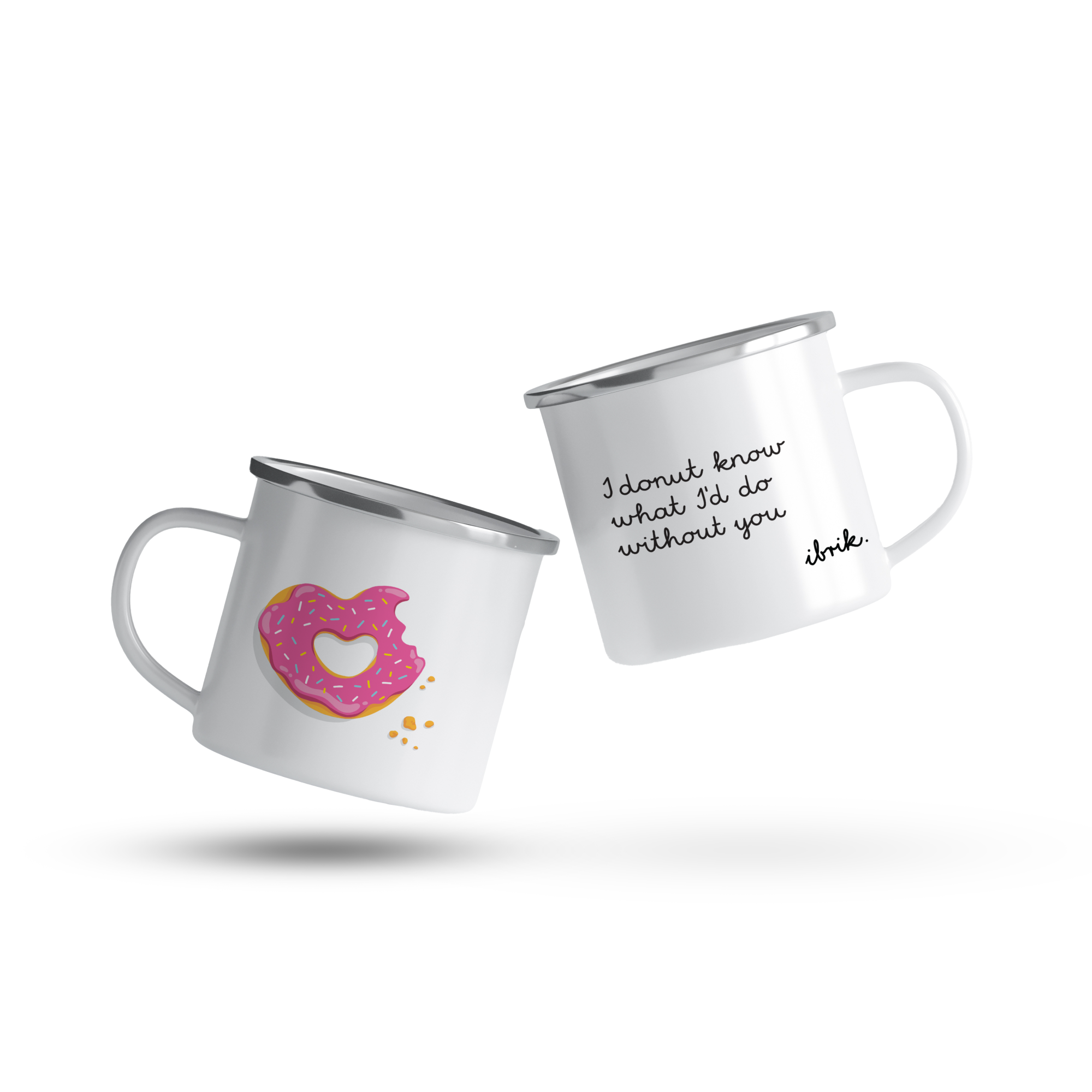 cana emailata donut heart