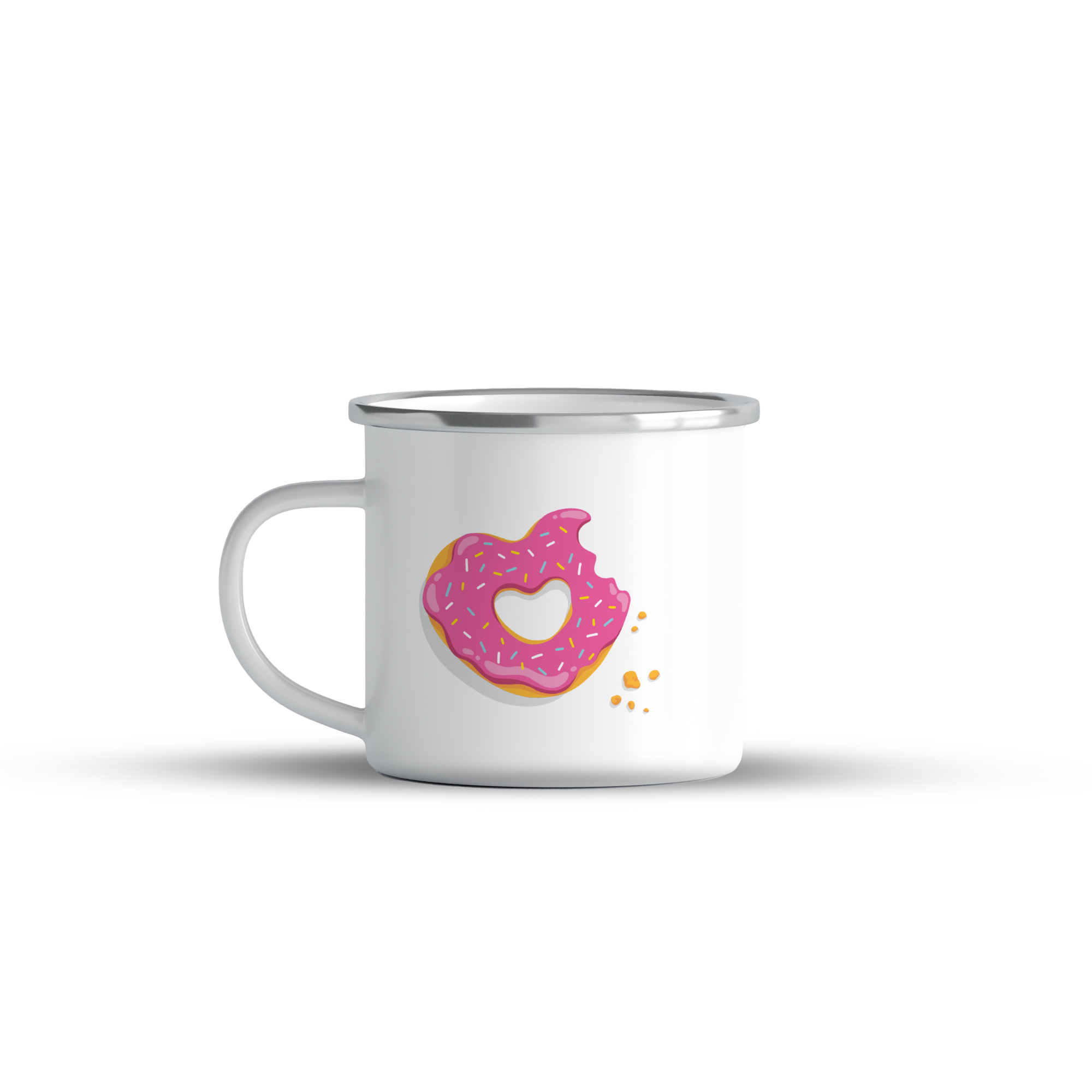 cana emailata donut heart