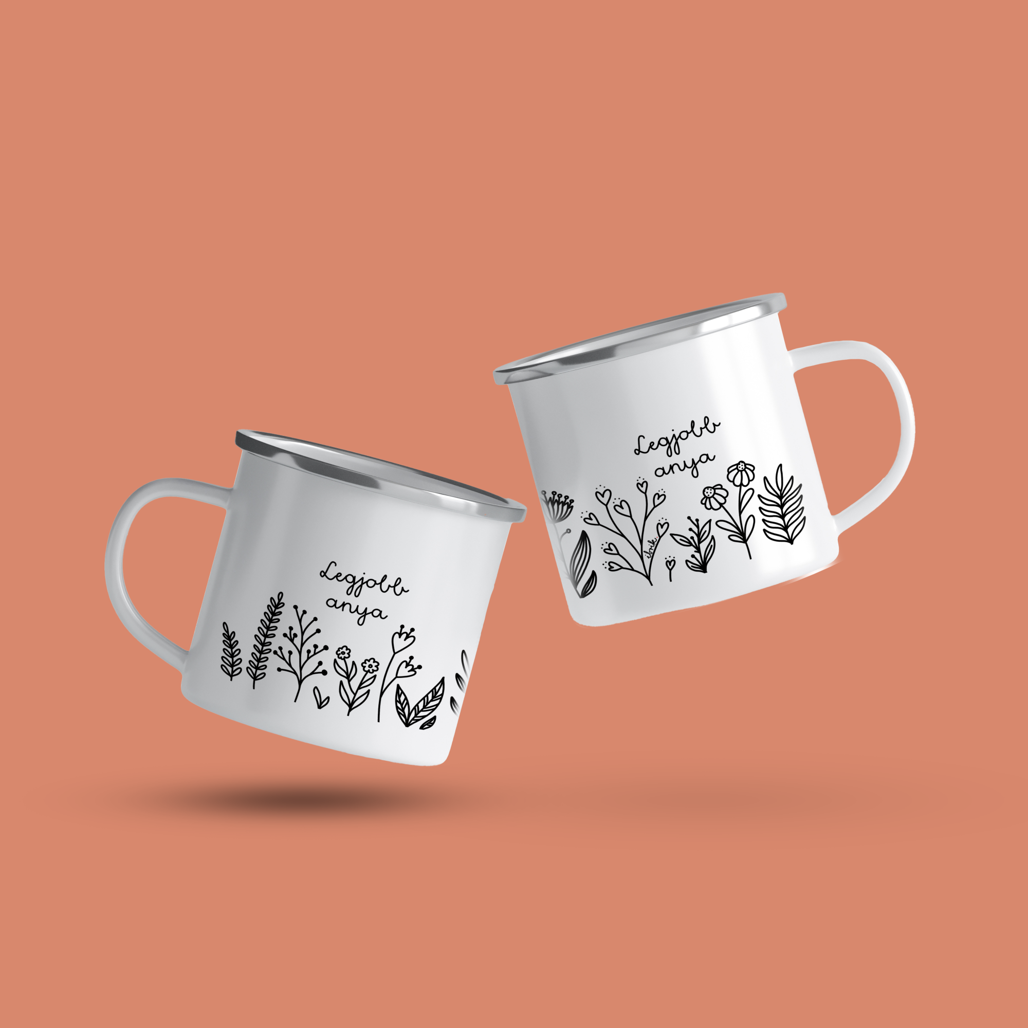 cana emailata flowers bw legjobb anya