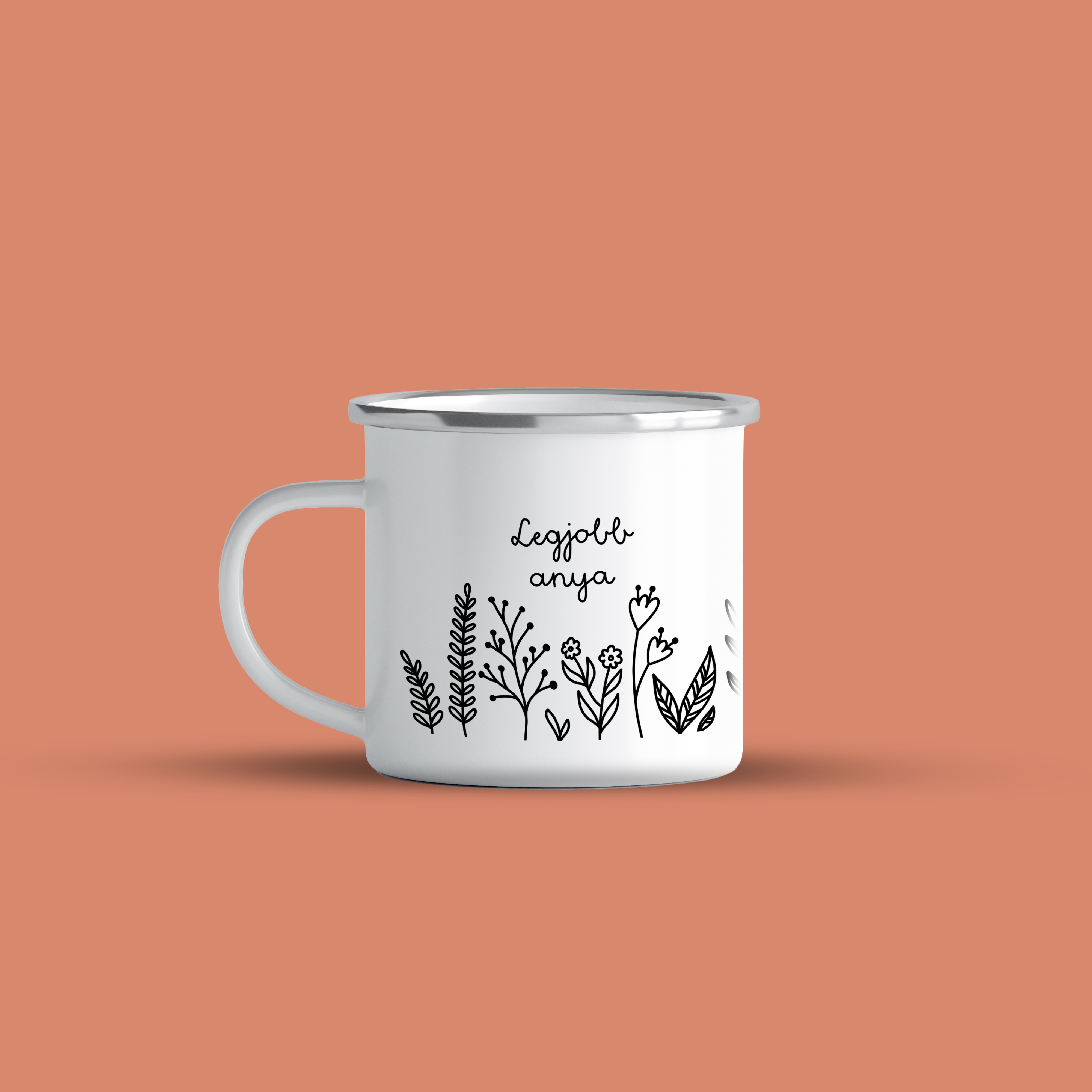 cana emailata flowers bw legjobb anya