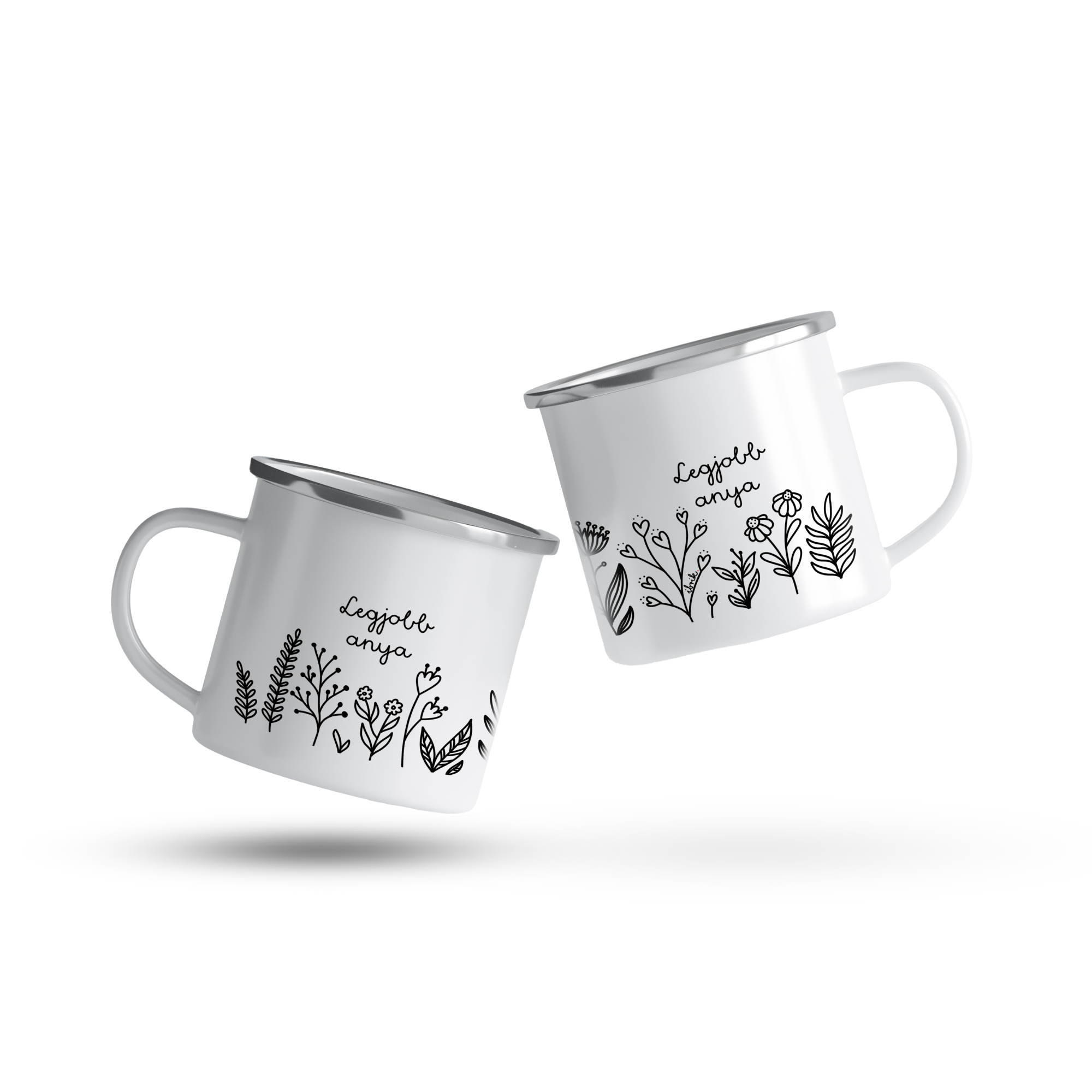 cana emailata flowers bw legjobb anya