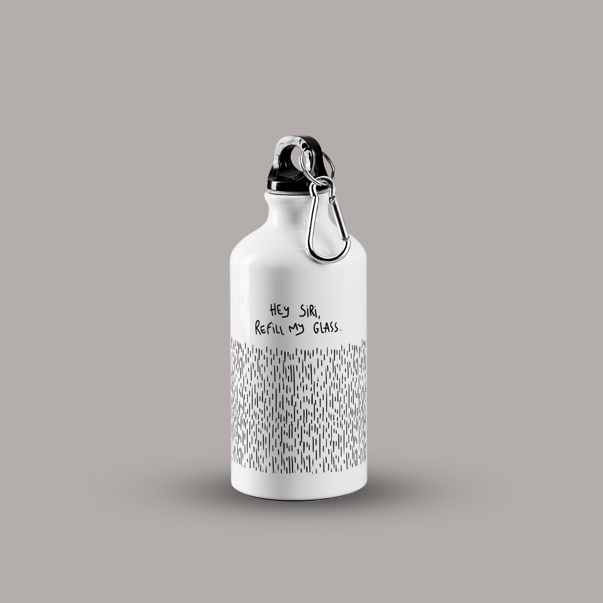 sticla de apa din aluminiu ibrik hey siri refill my glass