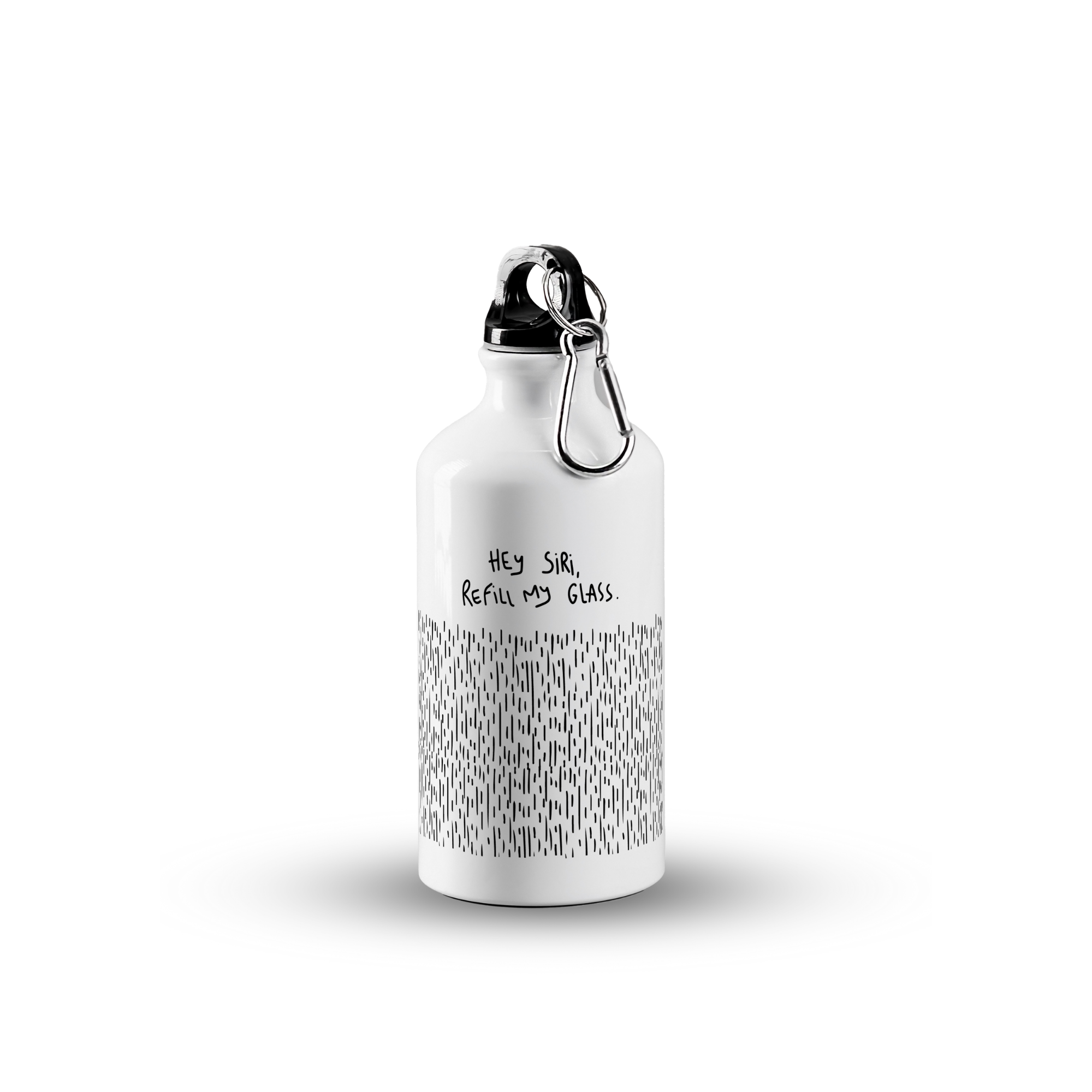 sticla de apa din aluminiu ibrik hey siri refill my glass