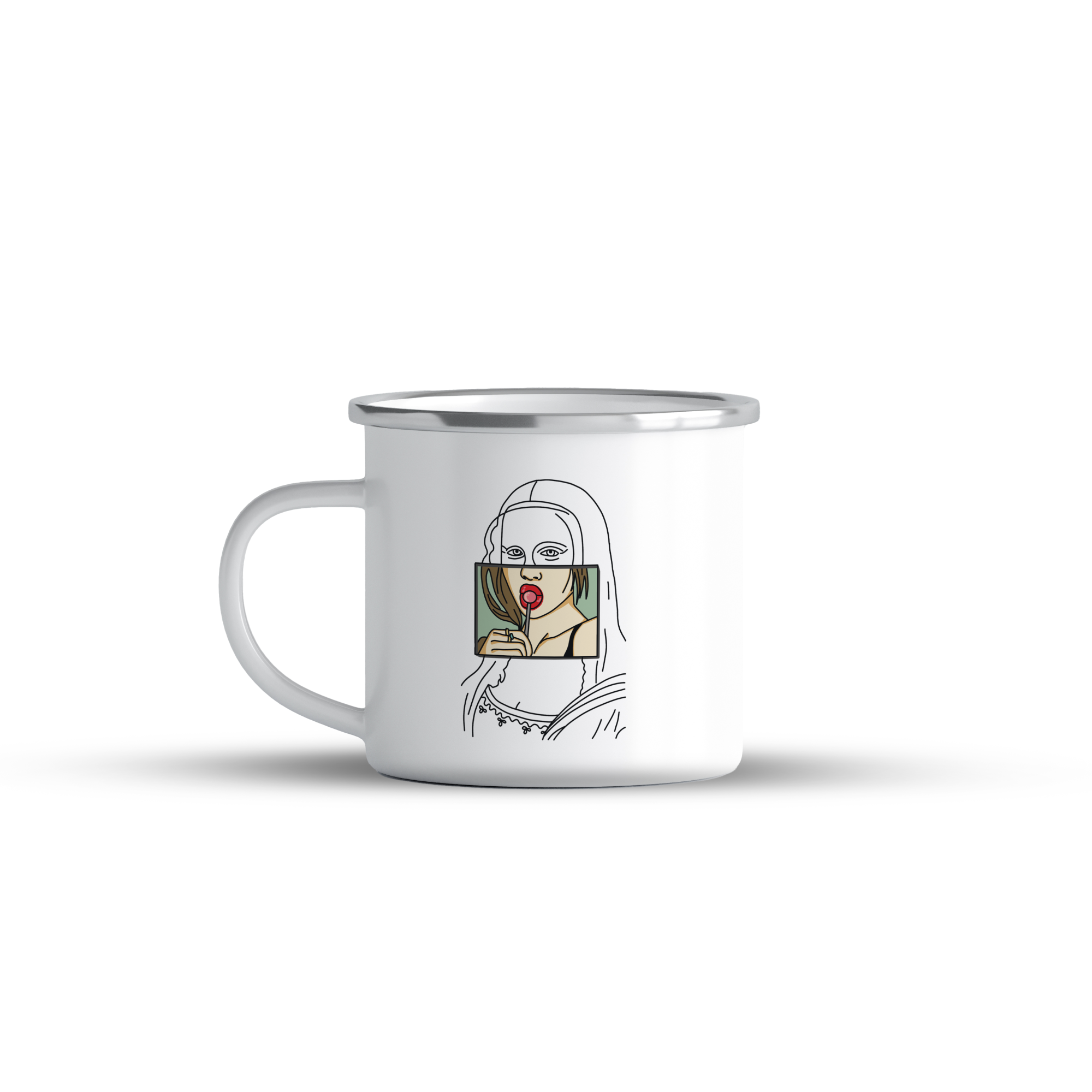 cana emailata mona lisa lollipop