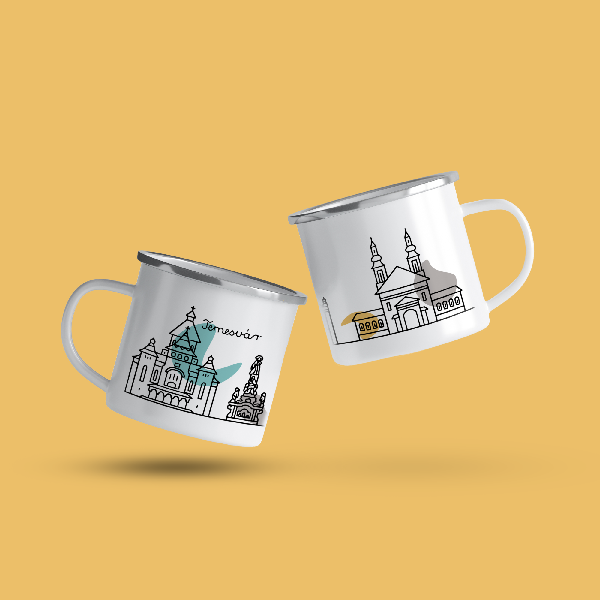 cana emailata temesvar timisoara blue