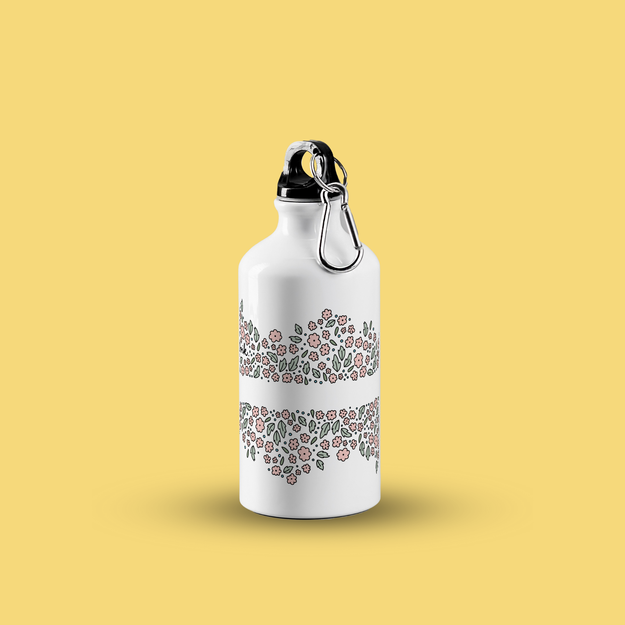 sticla de apa din aluminiu ibrik dahlias