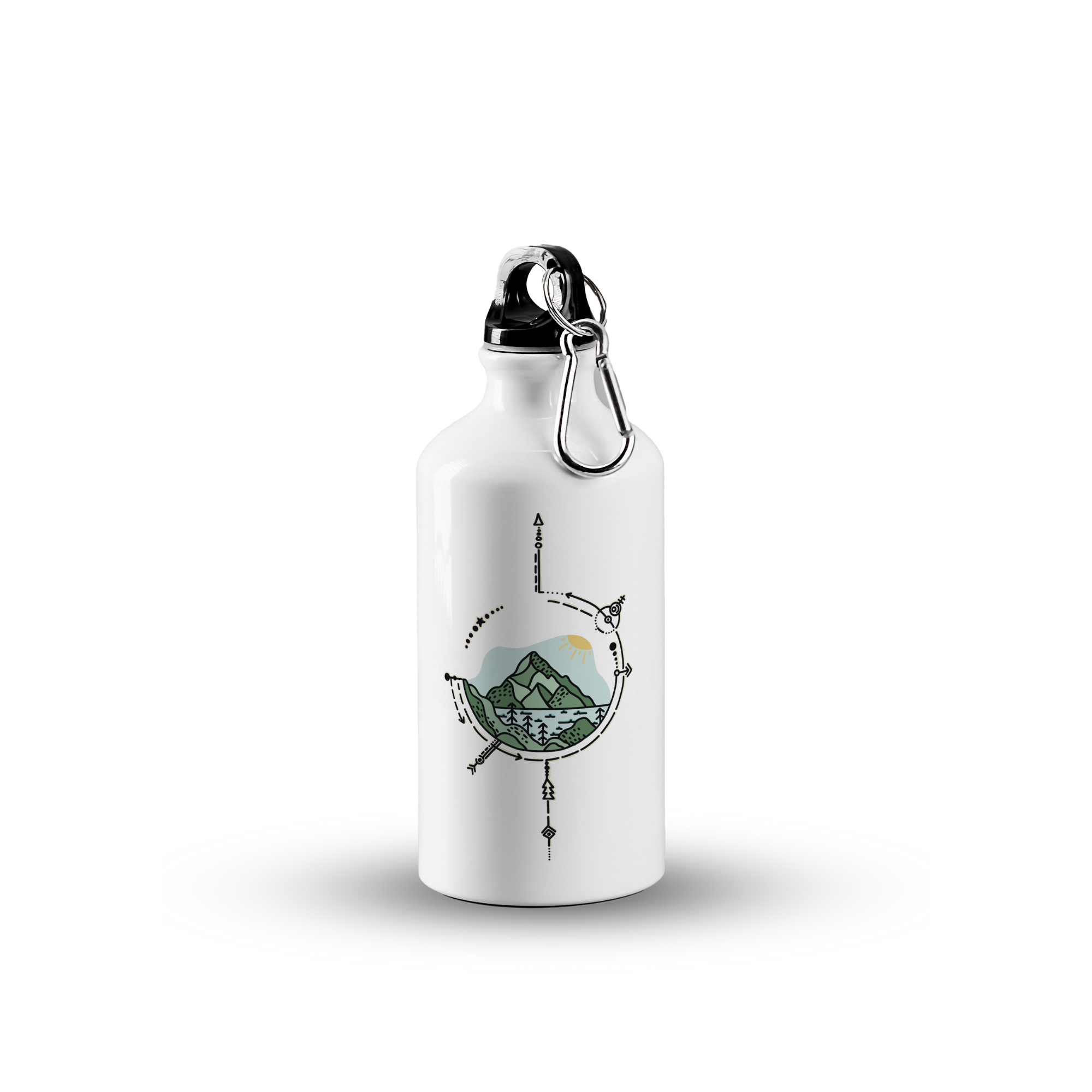 sticla de apa din aluminiu ibrik mountains