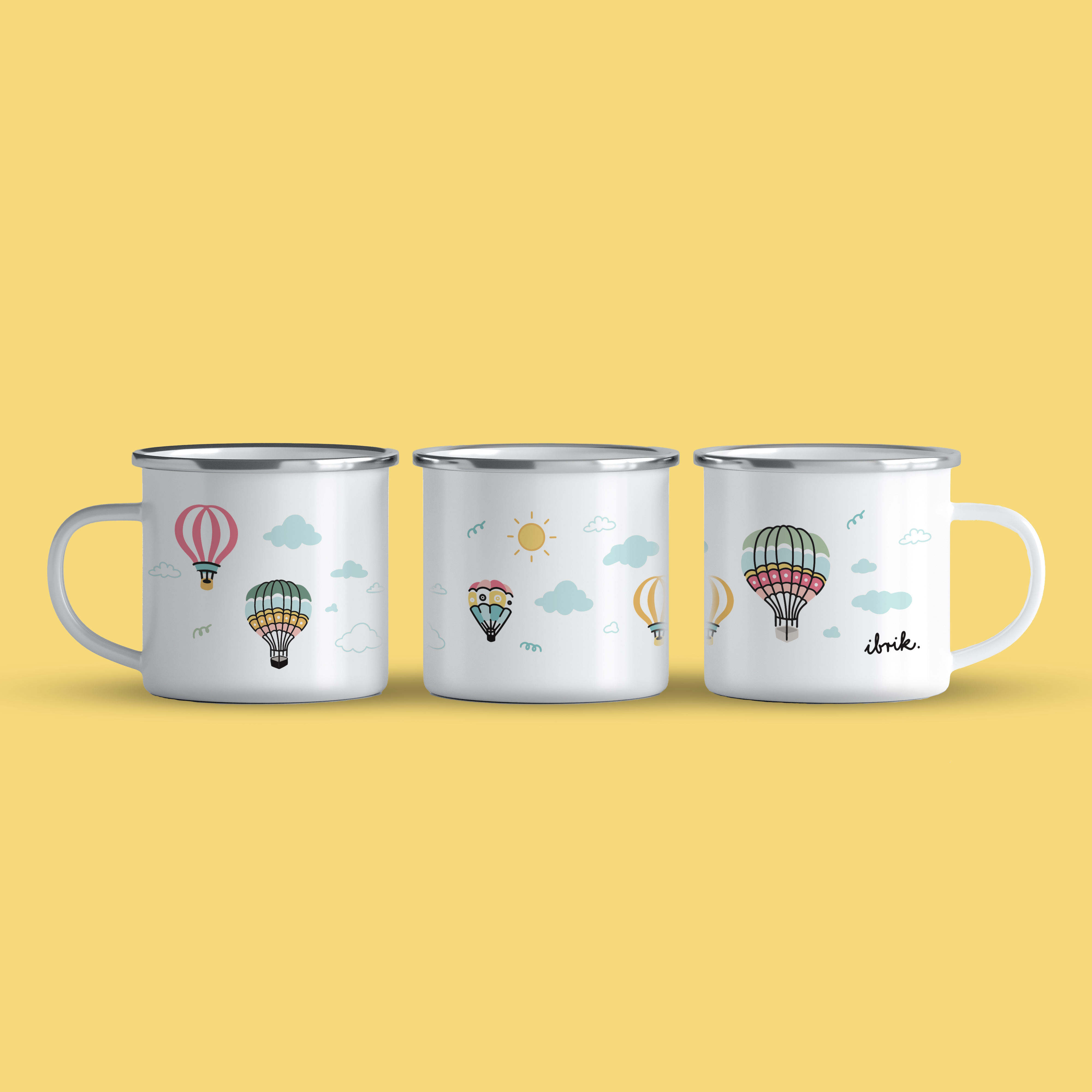 cana emailata hot air balloon