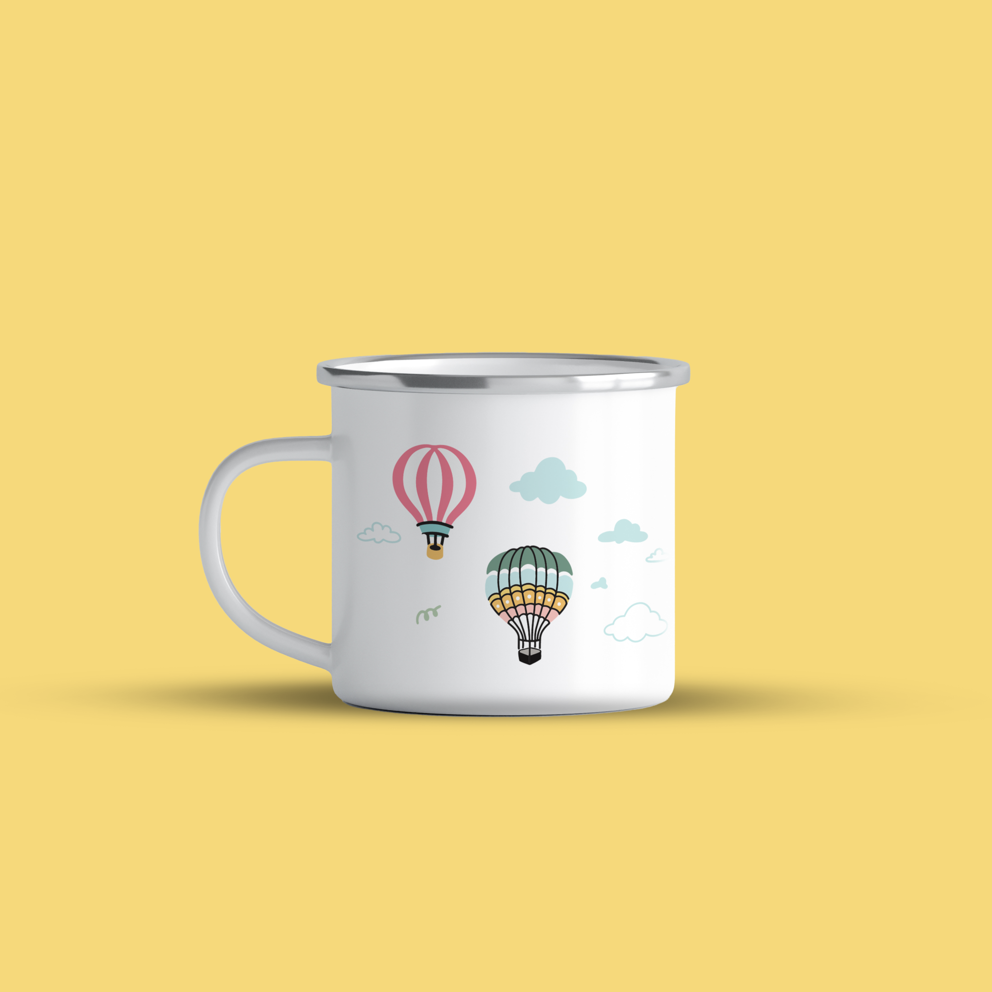 cana emailata hot air balloon