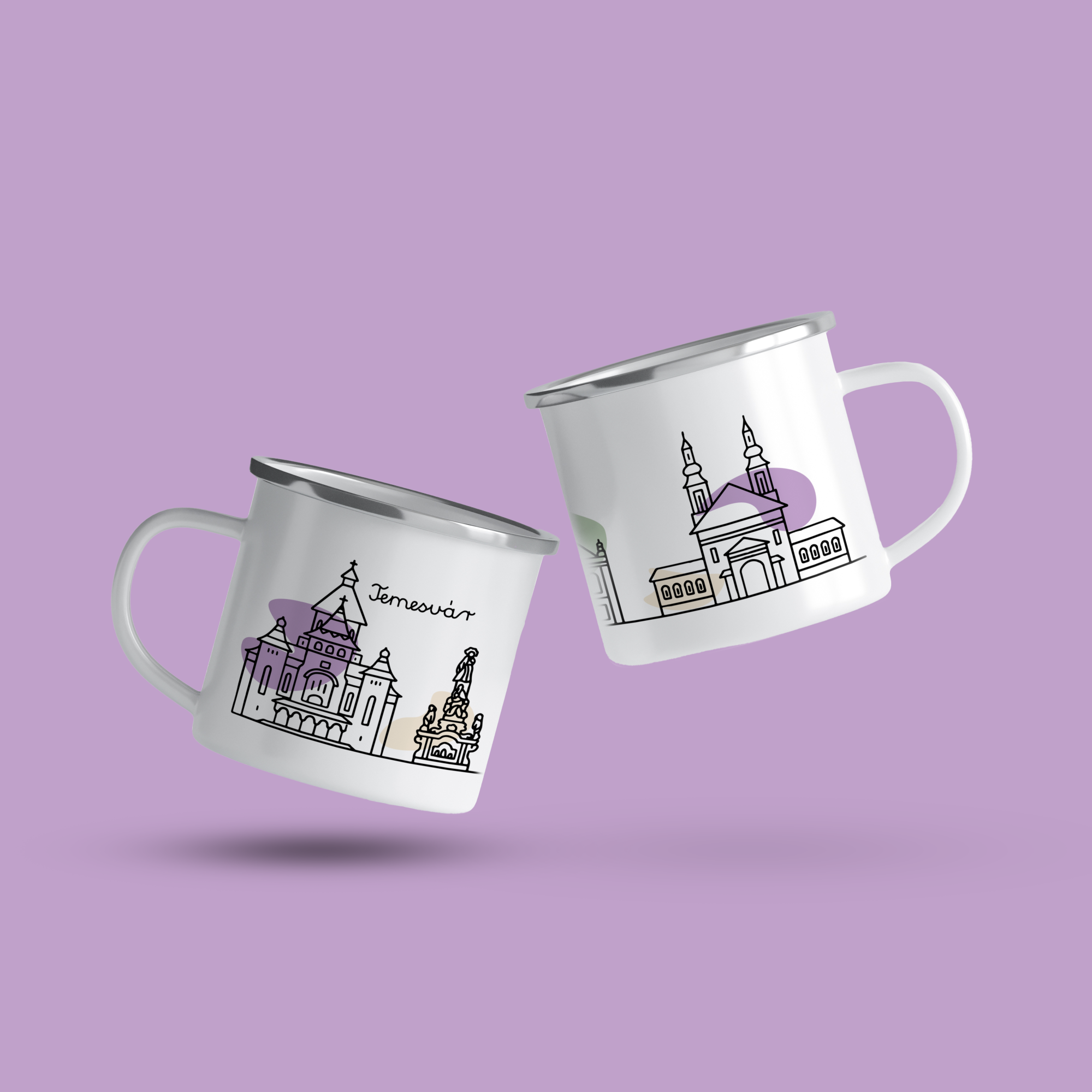 cana emailata temesvar timisoara purple