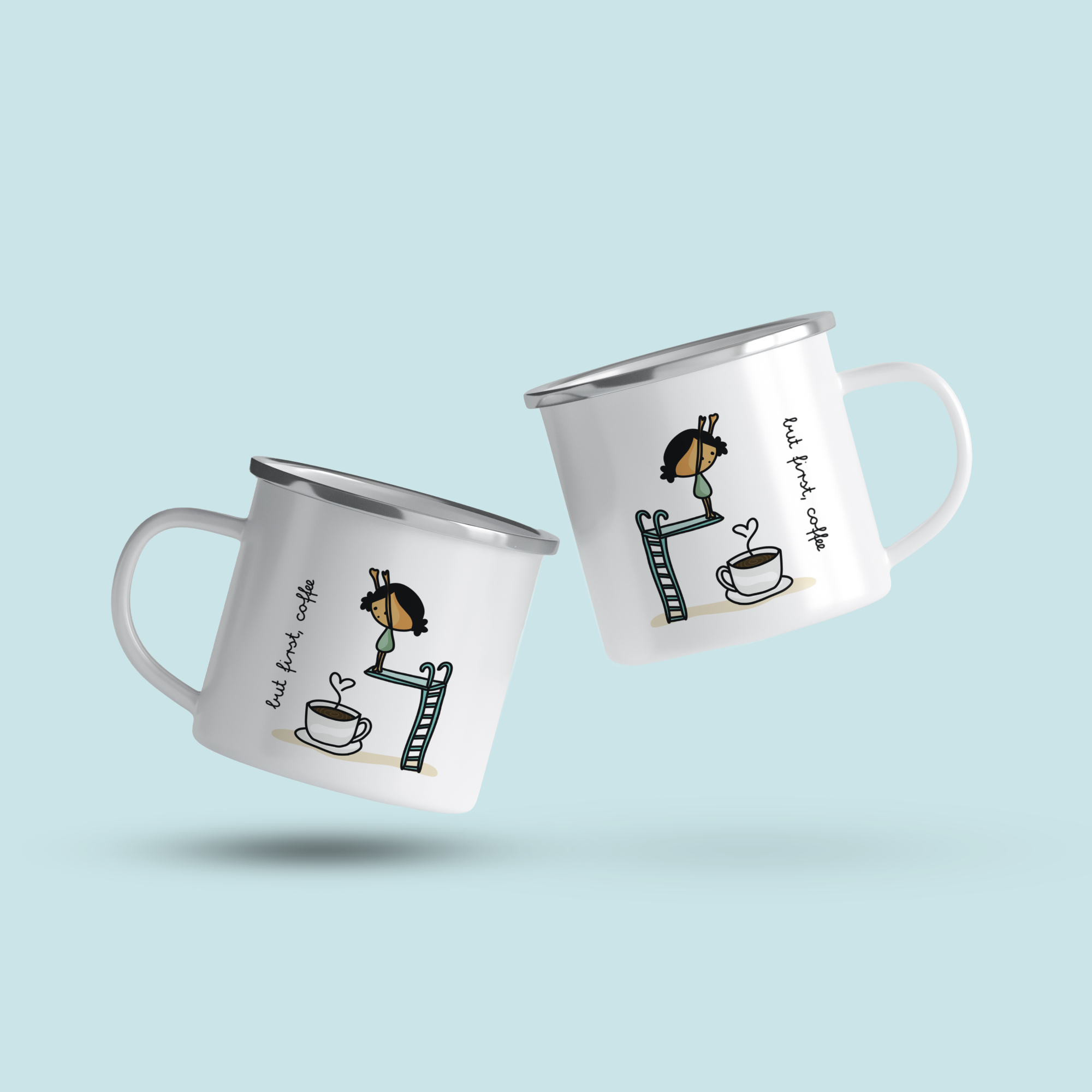 cana emailata but first coffee girl