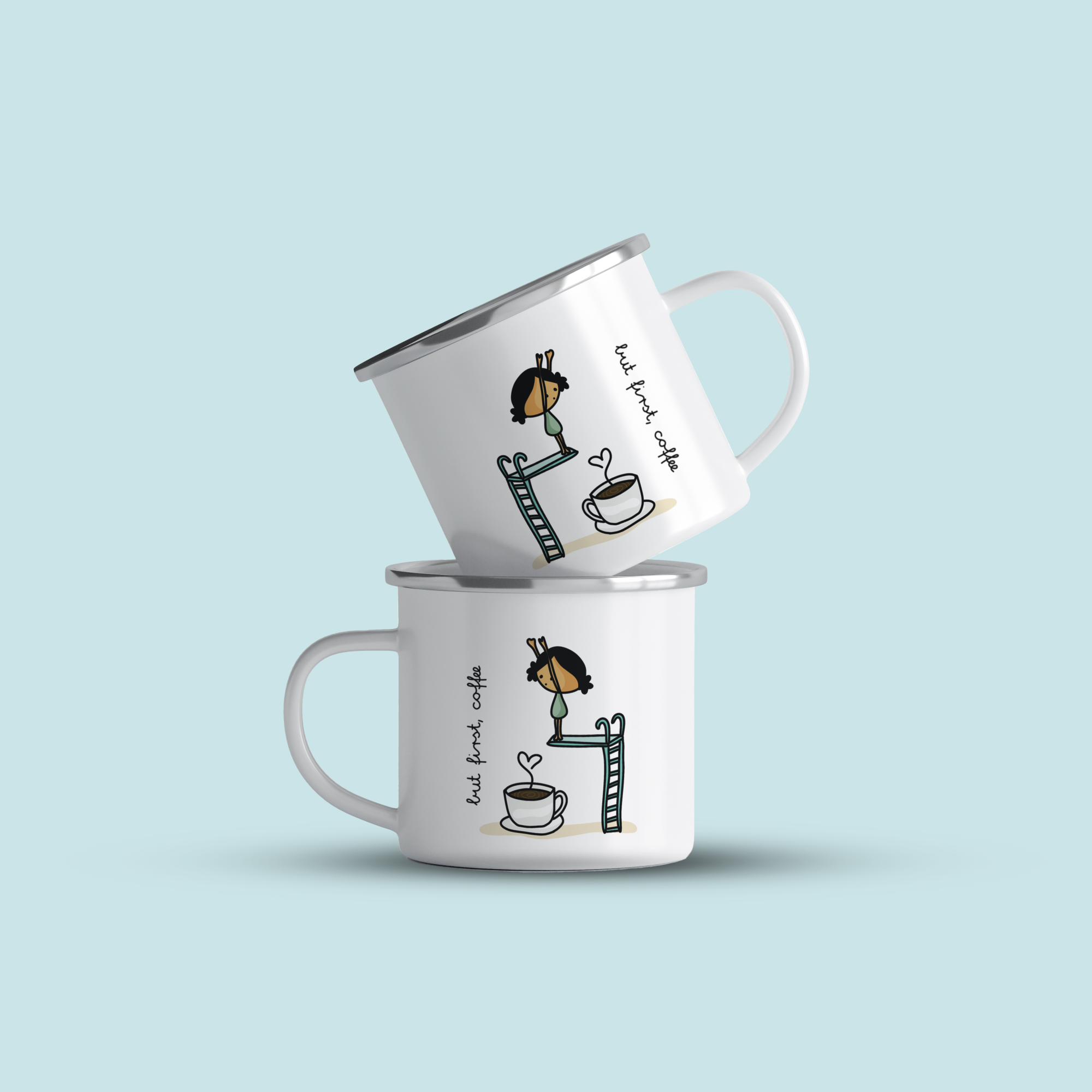 cana emailata but first coffee girl