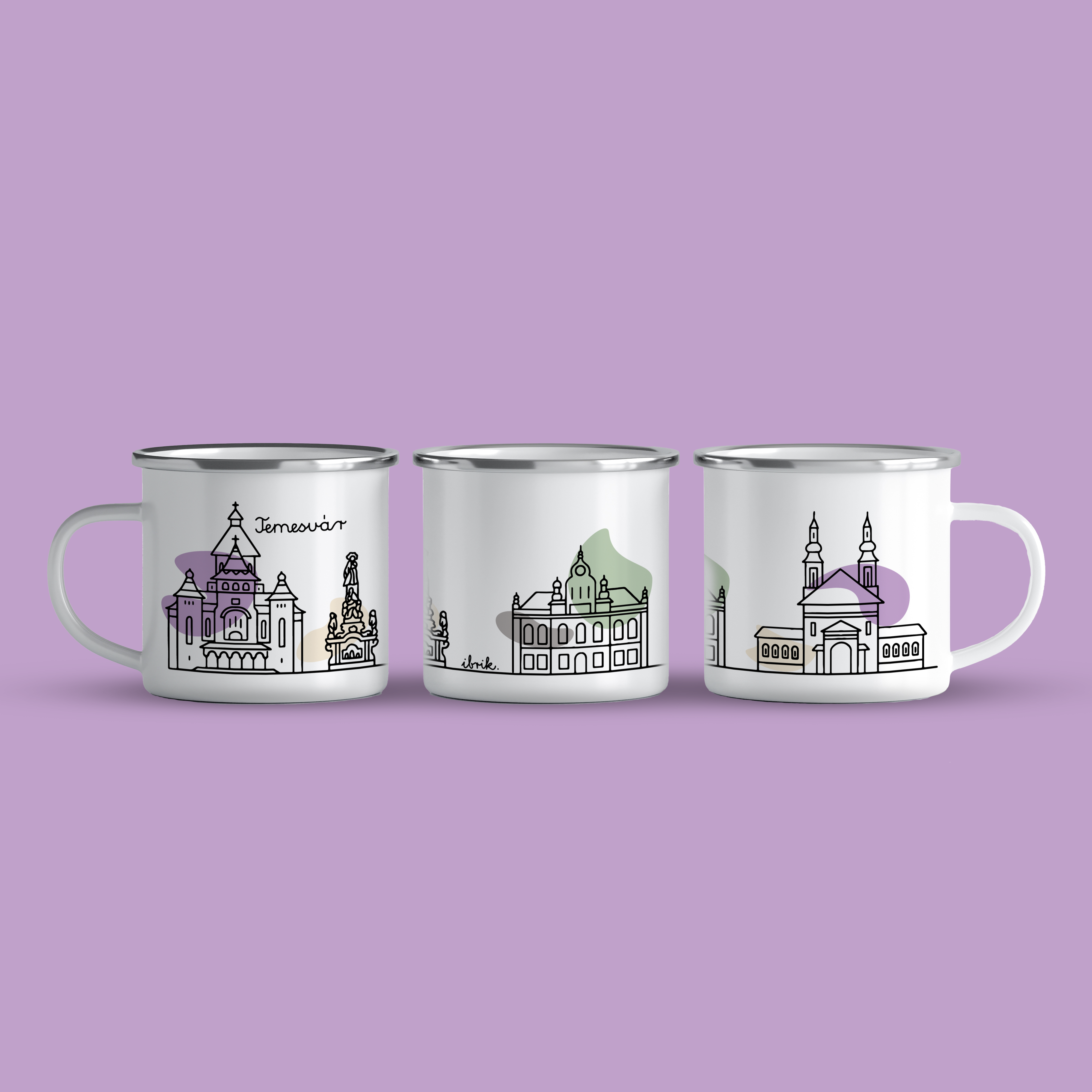 cana emailata temesvar timisoara purple