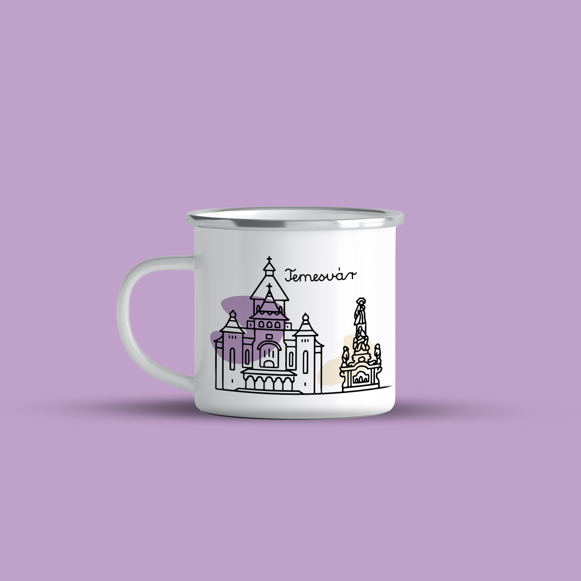 cana emailata temesvar timisoara purple