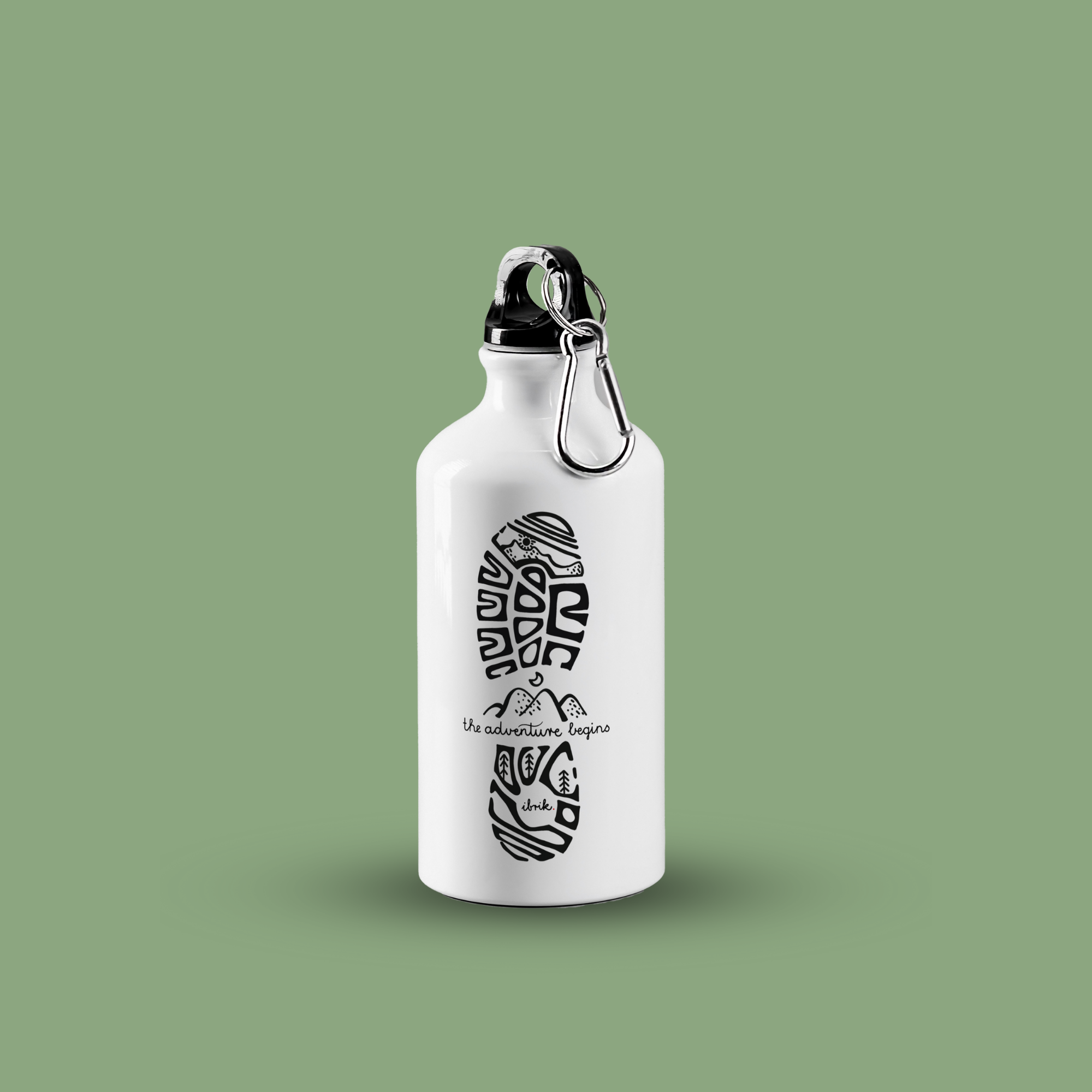 sticla de apa din aluminiu ibrik footprint