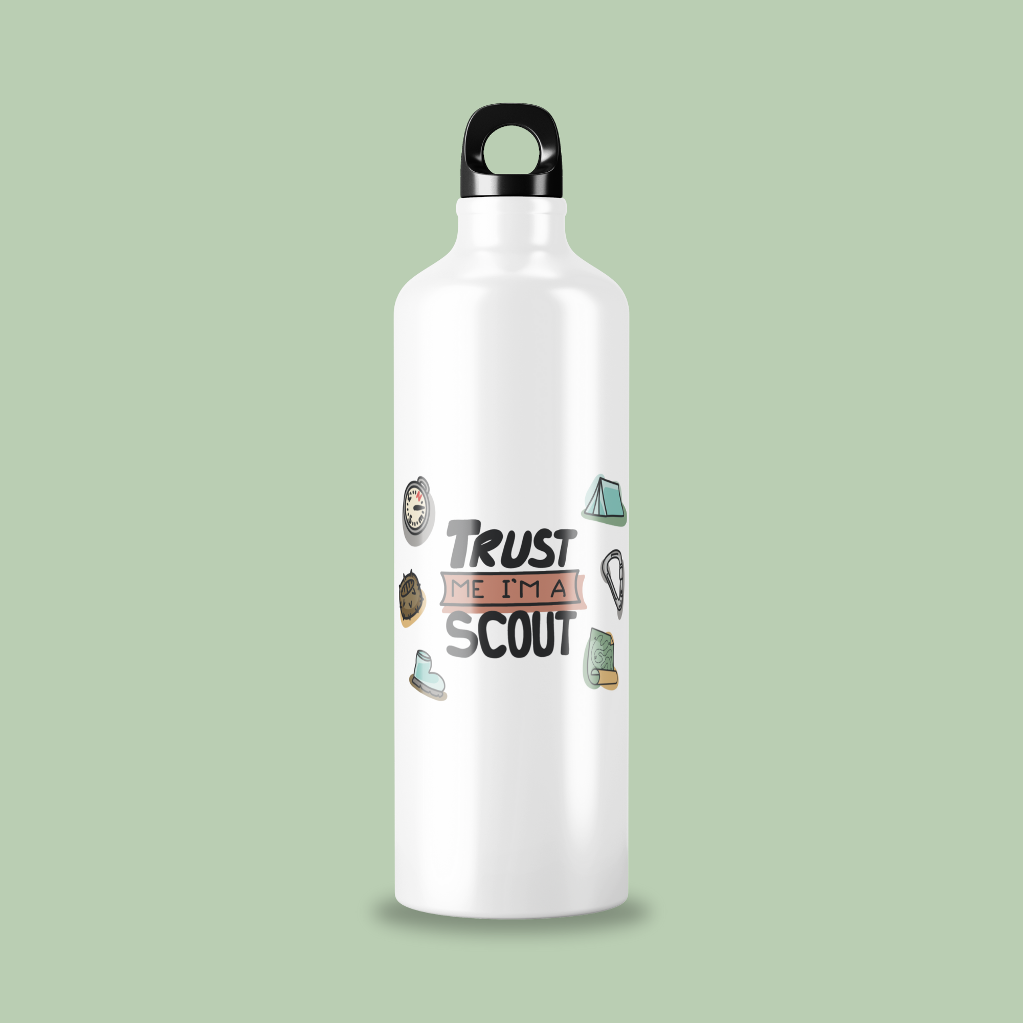 sticla de apa din aluminiu ibrik trust me im a scout