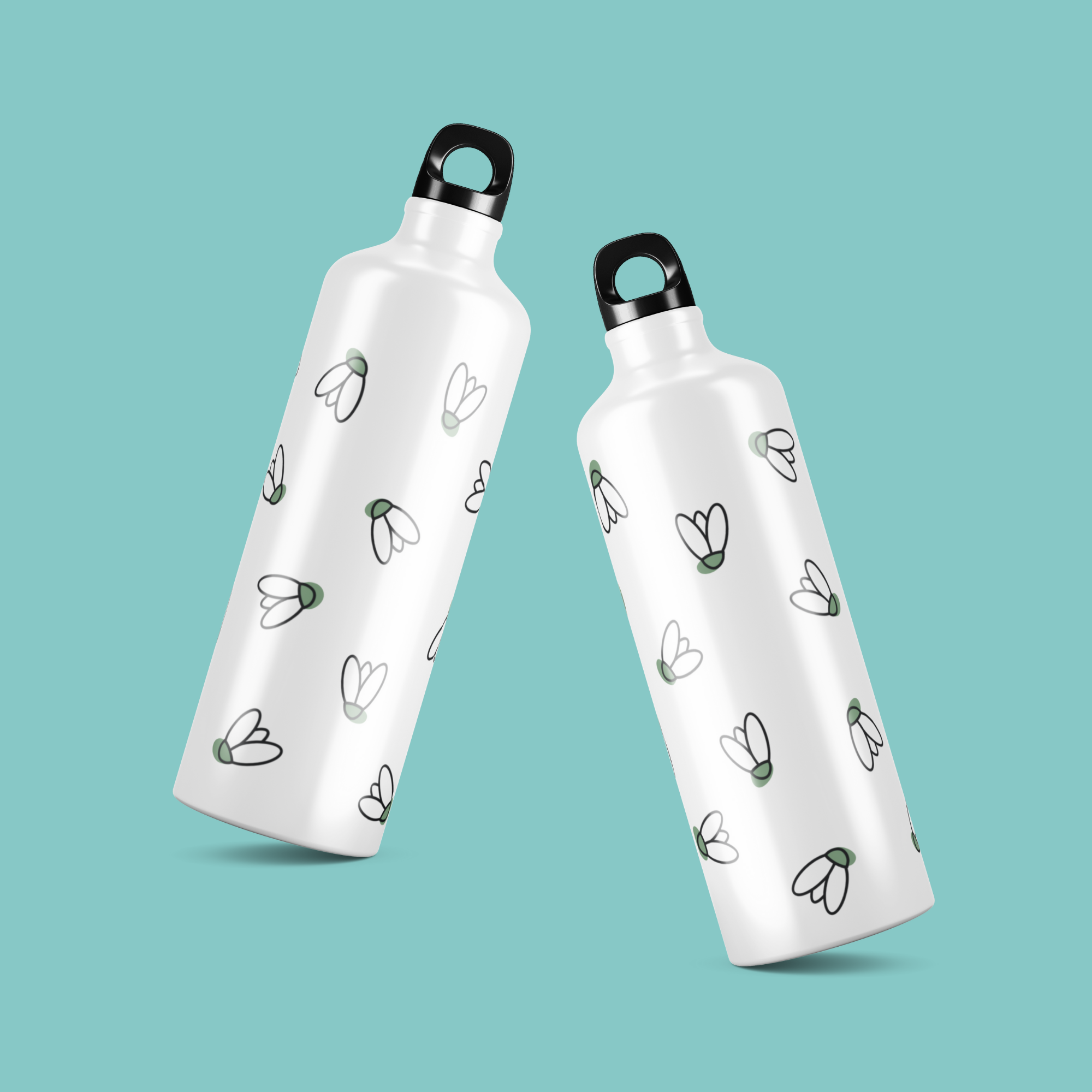 sticla de apa din aluminiu ibrik snowdrops