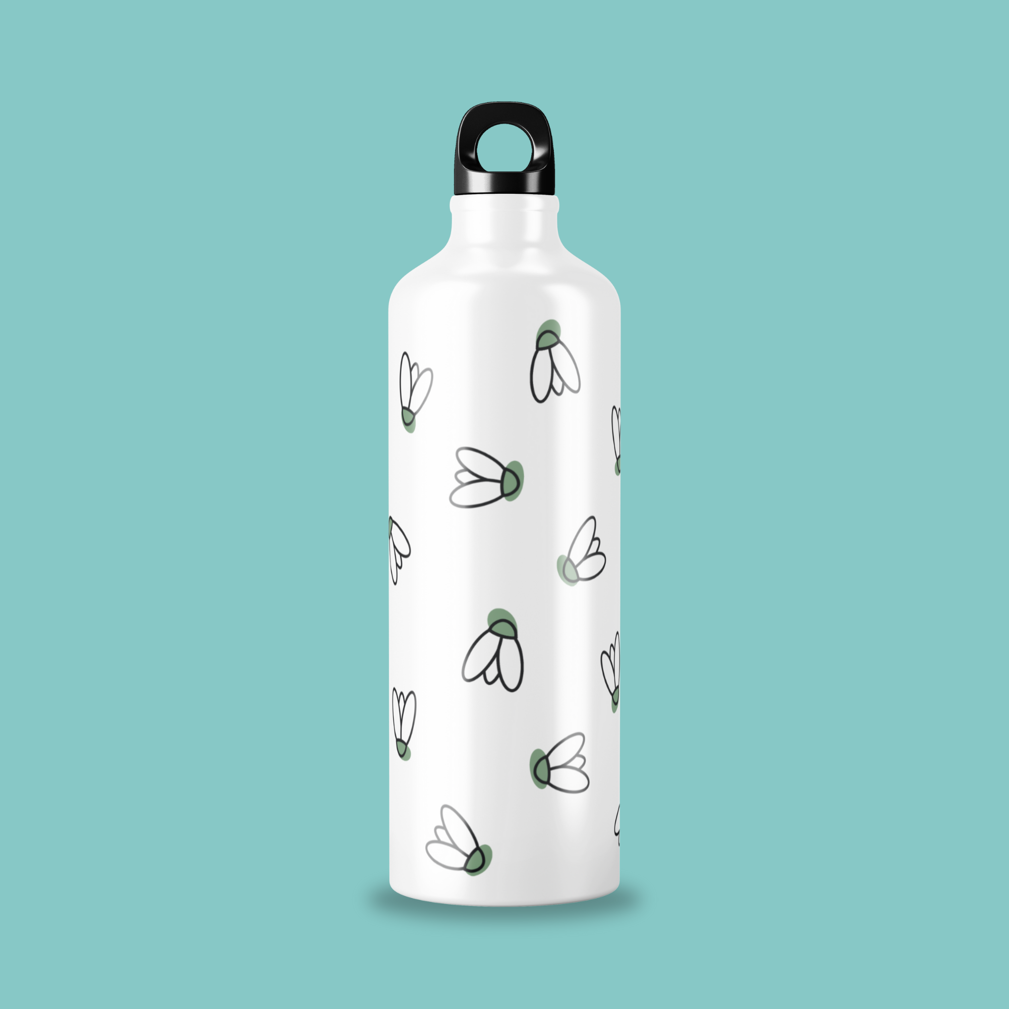 sticla de apa din aluminiu ibrik snowdrops