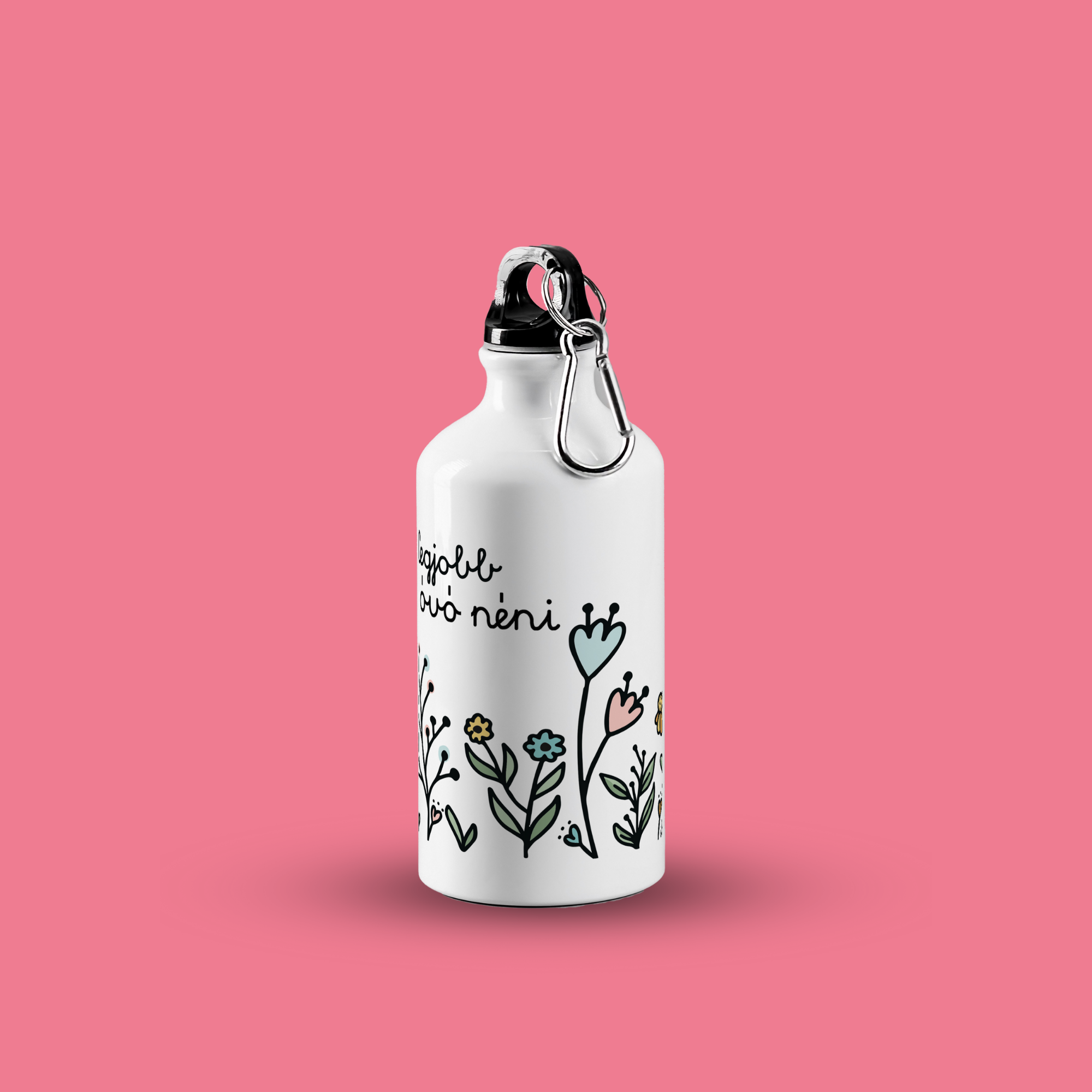 sticla de apa din aluminiu ibrik flowers ovo neni