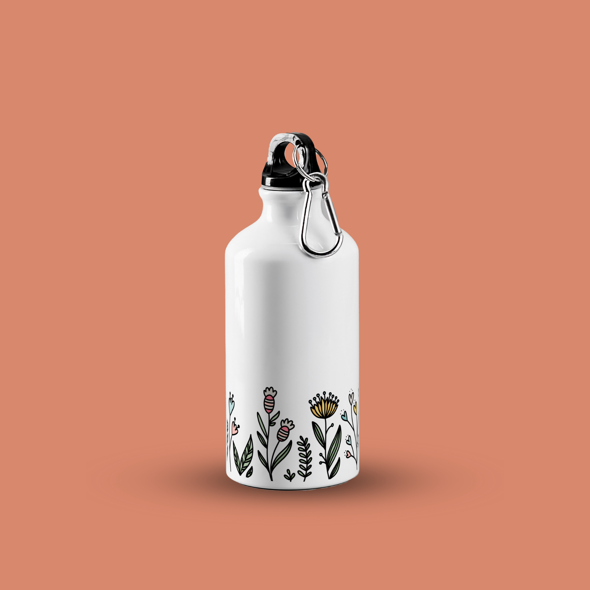 sticla de apa din aluminiu ibrik tiny flowers