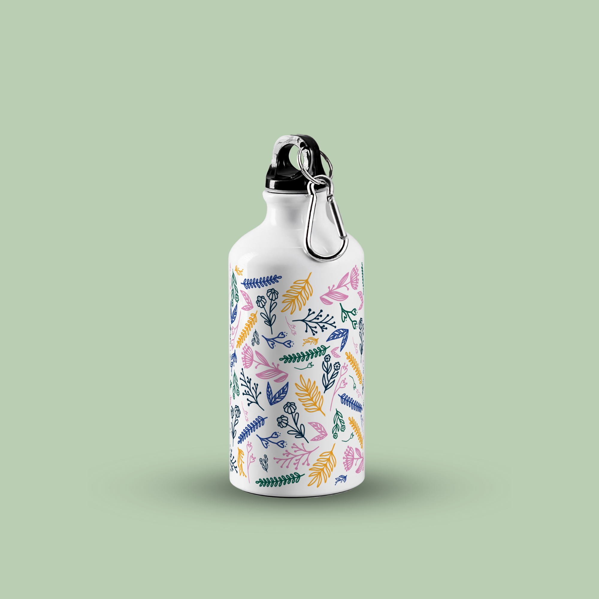 sticla de apa din aluminiu ibrik bloom blue