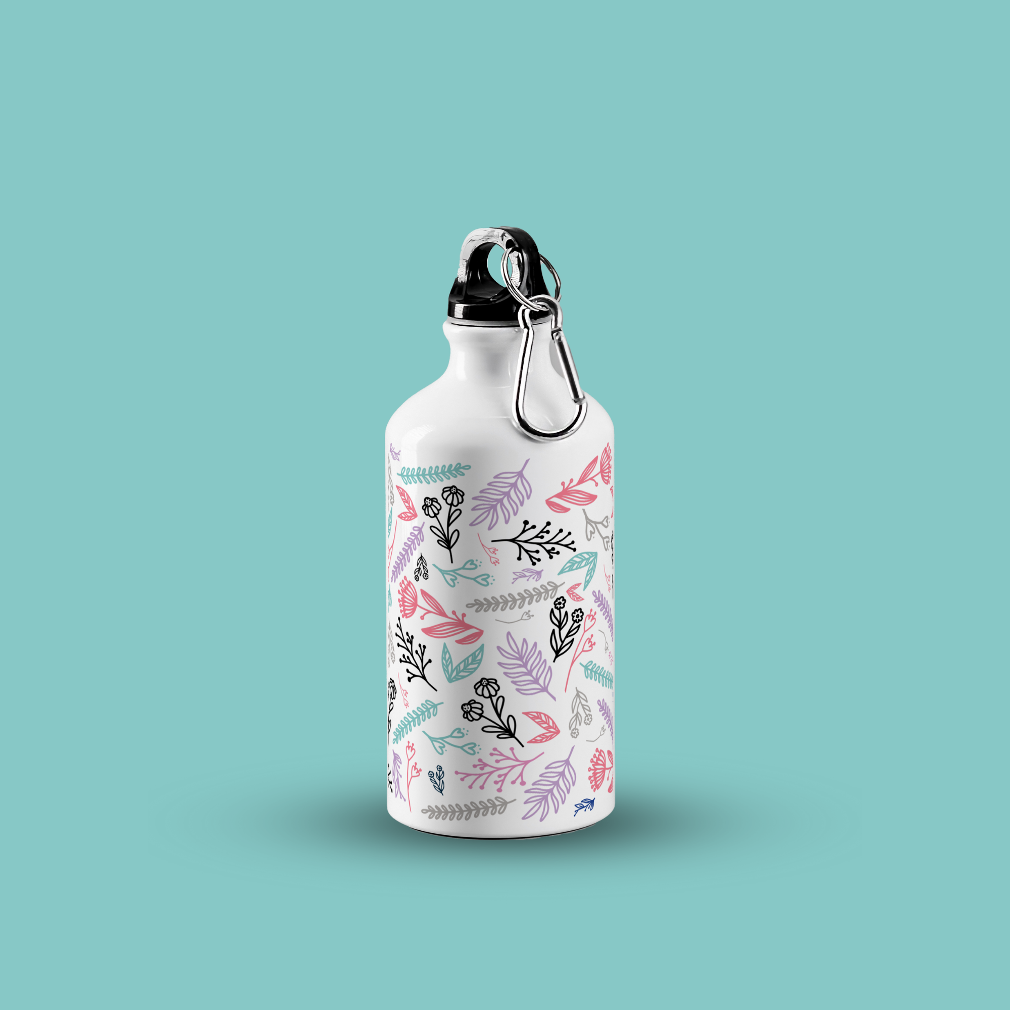 sticla de apa din aluminiu ibrik bloom pink