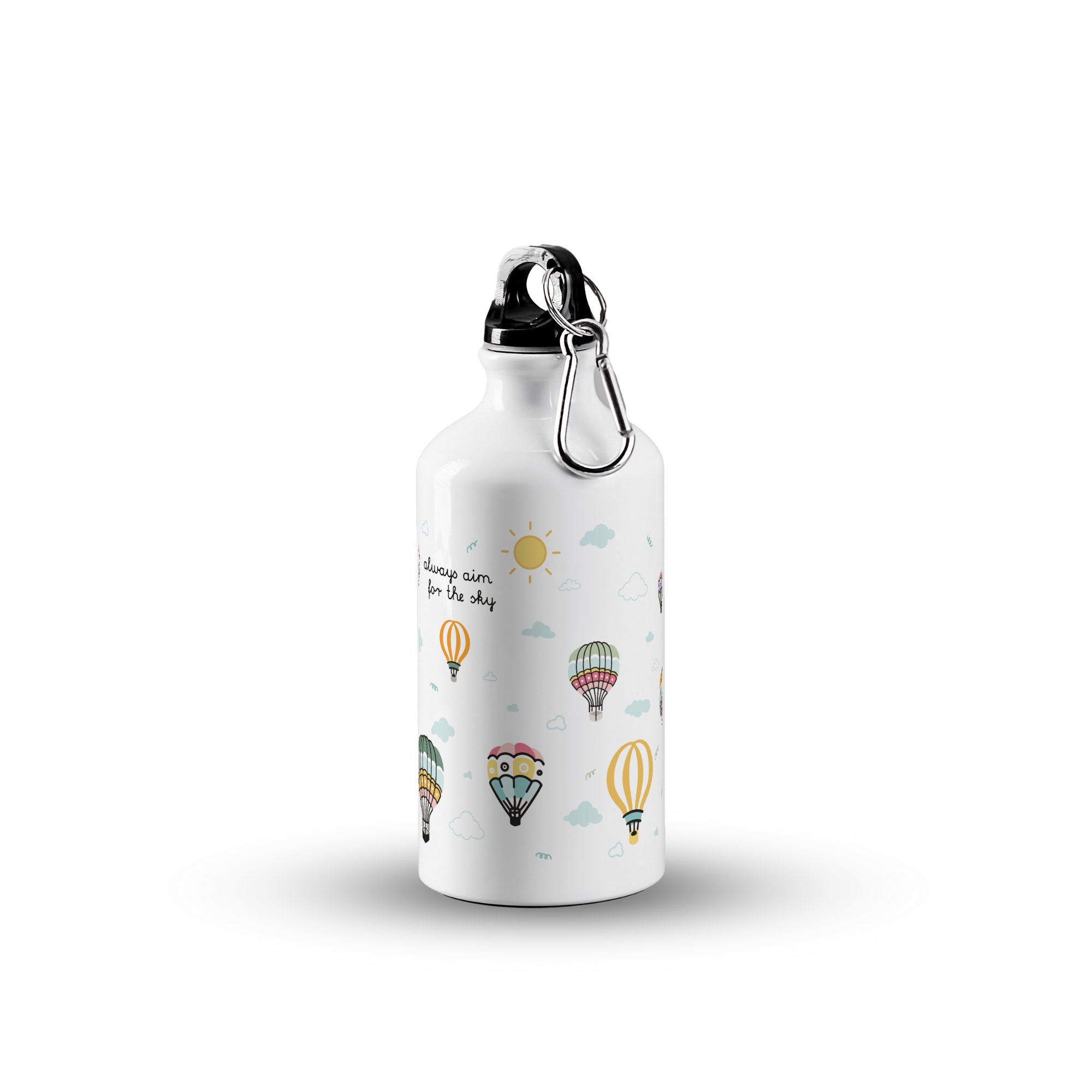 sticla de apa din aluminiu ibrik hot air balloon aim for the sky