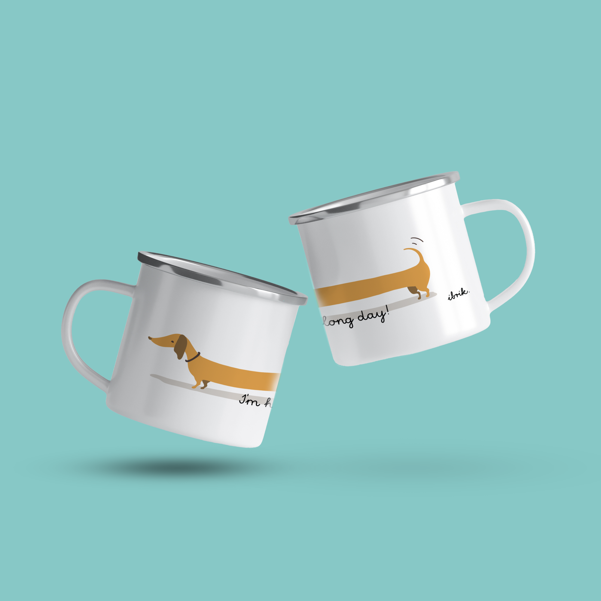 cana emailata looong day dachshund