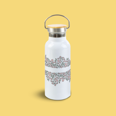 bidon din otel inoxidabil ibrik dahlias