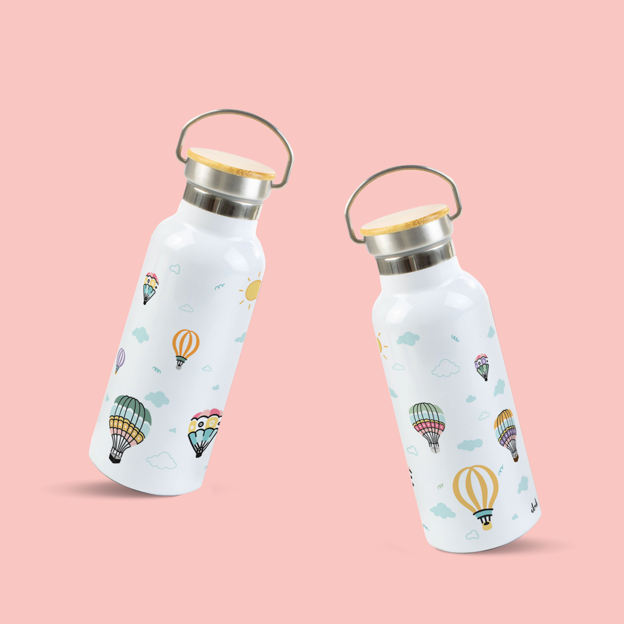 bidon din otel inoxidabil ibrik hot air balloon