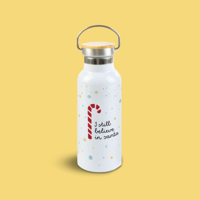 bidon din otel inoxidabil ibrik_I still believe in Santa
