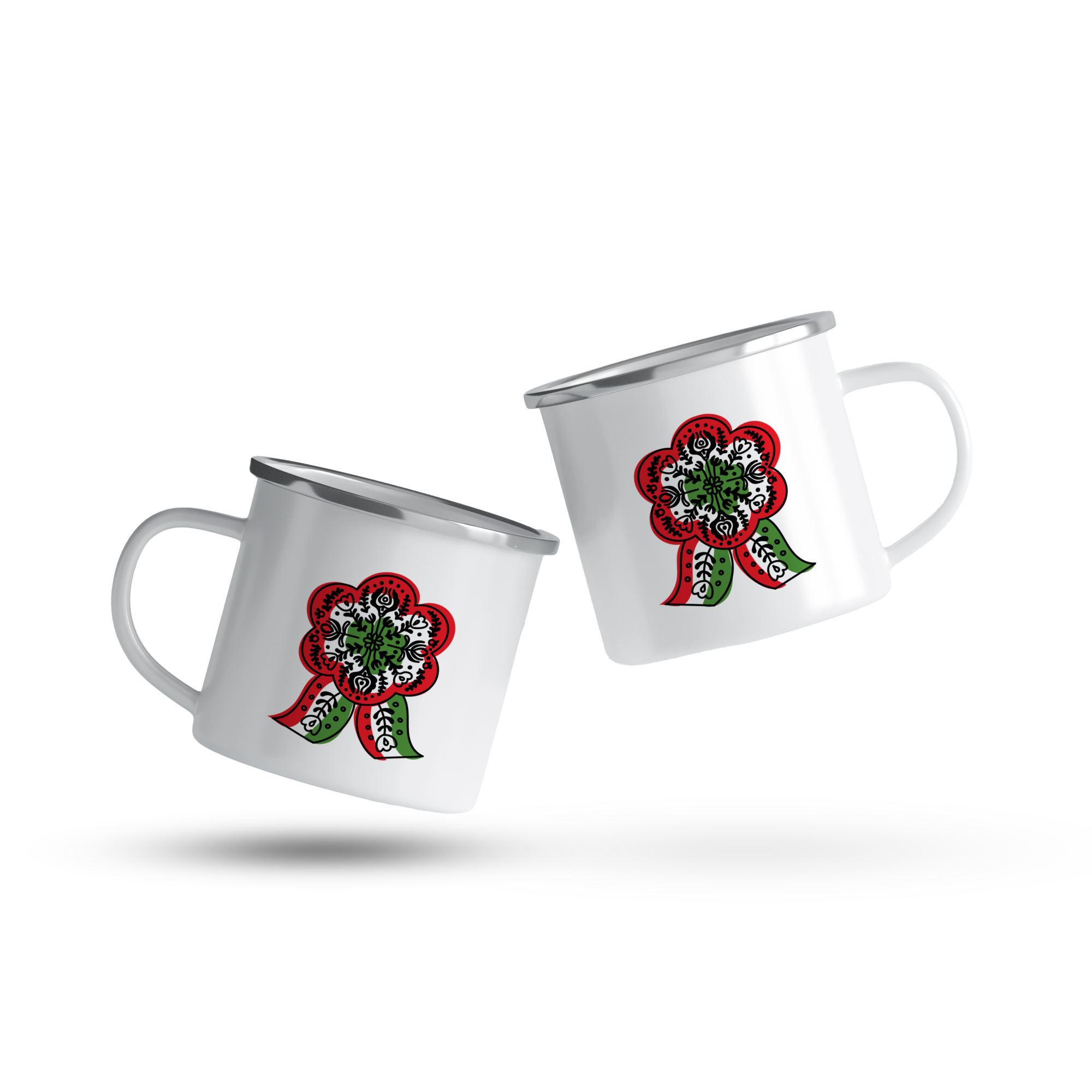 cana emailata kokarda cana emailata kokarda