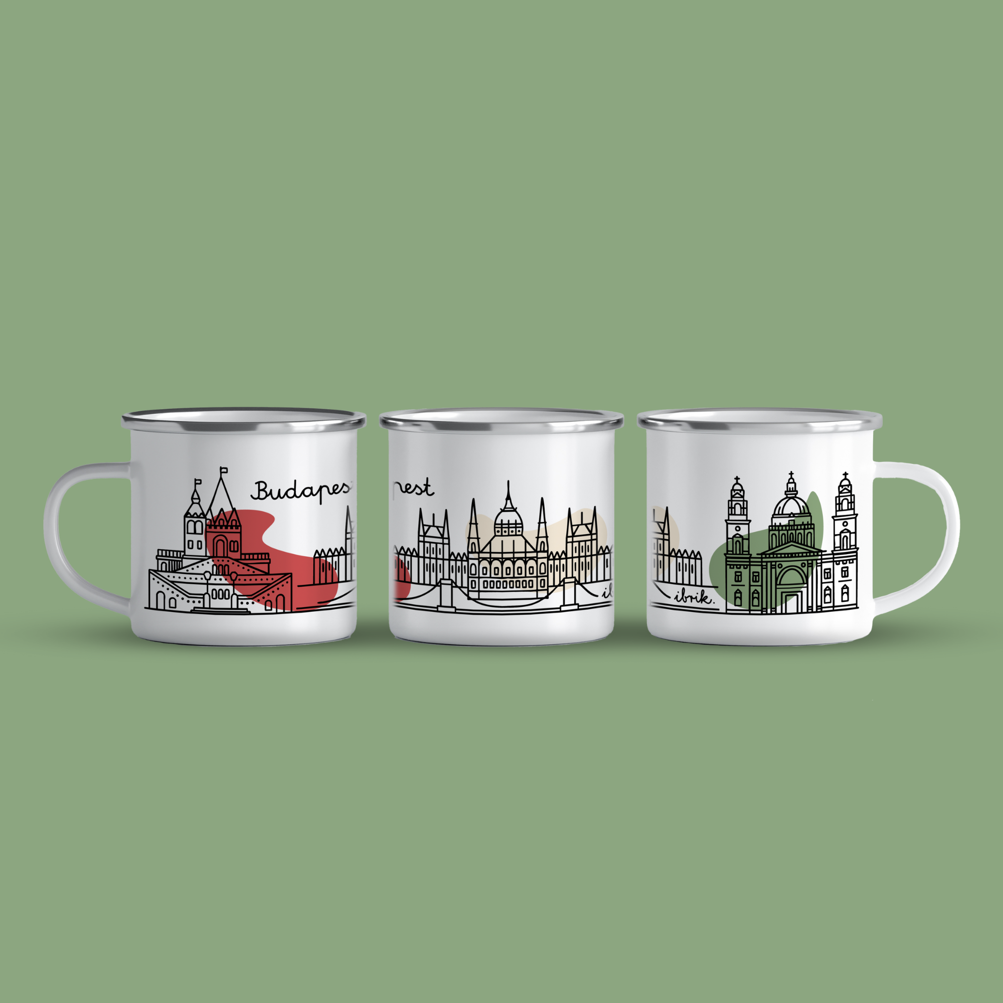 cana emailata budapest red cana emailata budapest red