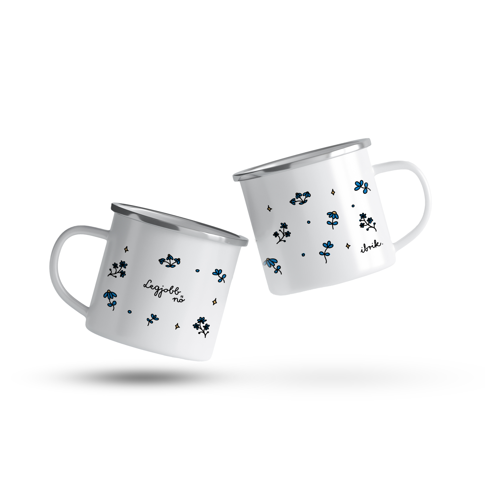 cana emailata ibrik blue posy legjobb no 4