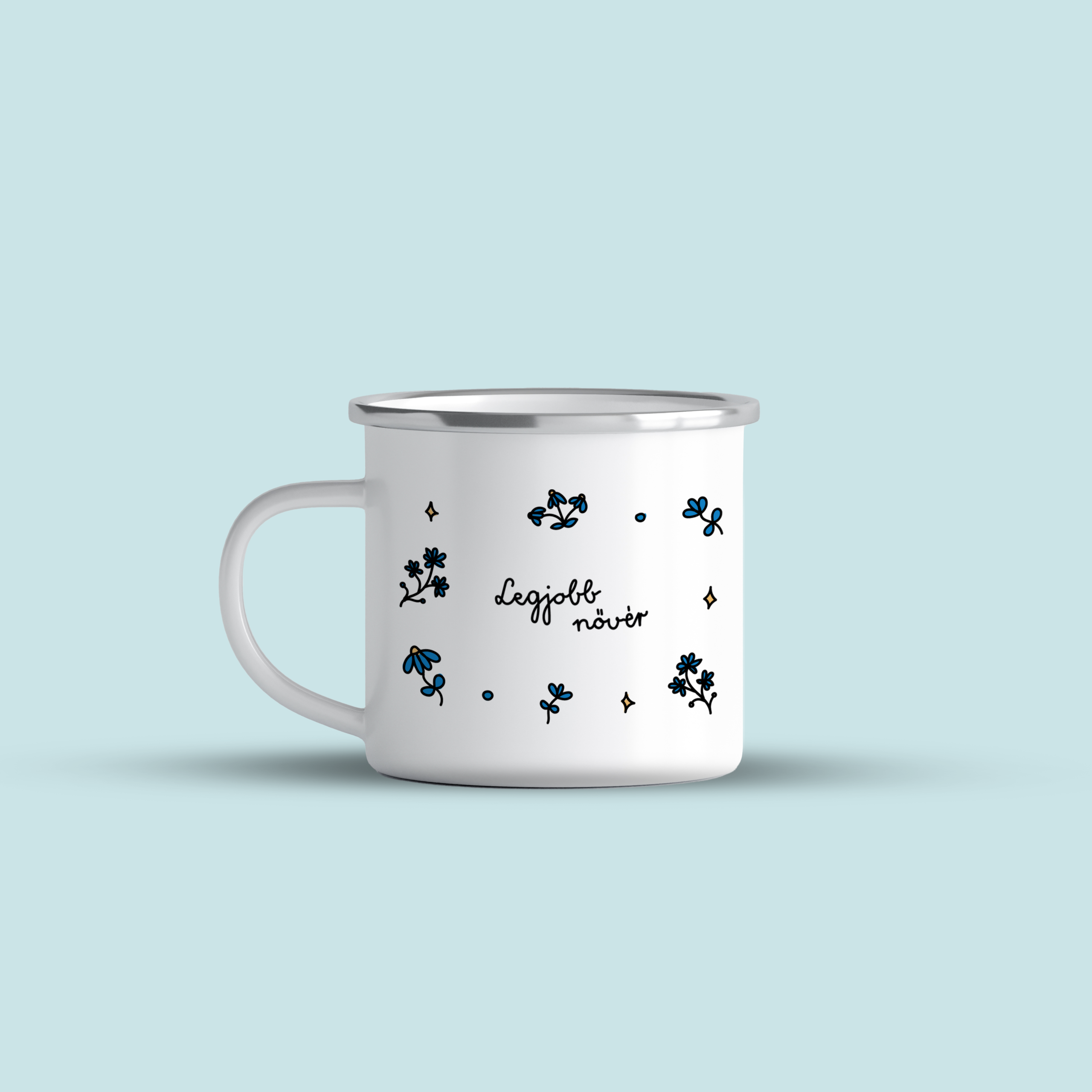 cana emailata ibrik blue posy legjobb nover 3