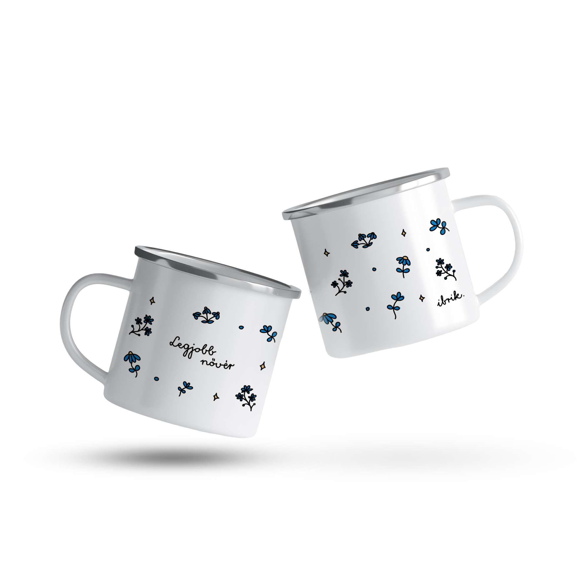 cana emailata ibrik blue posy legjobb nover 4