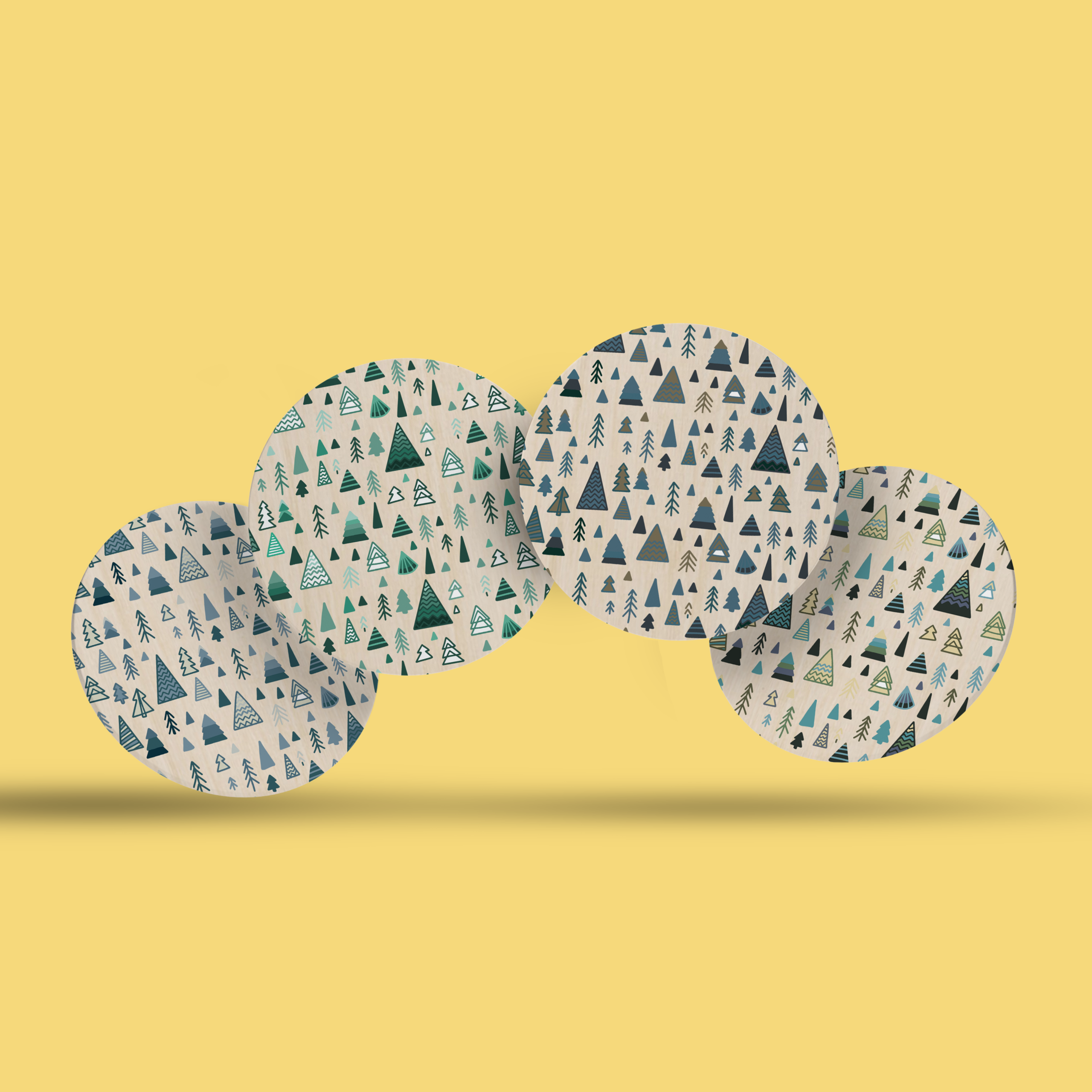 26 coaster ibrik forest