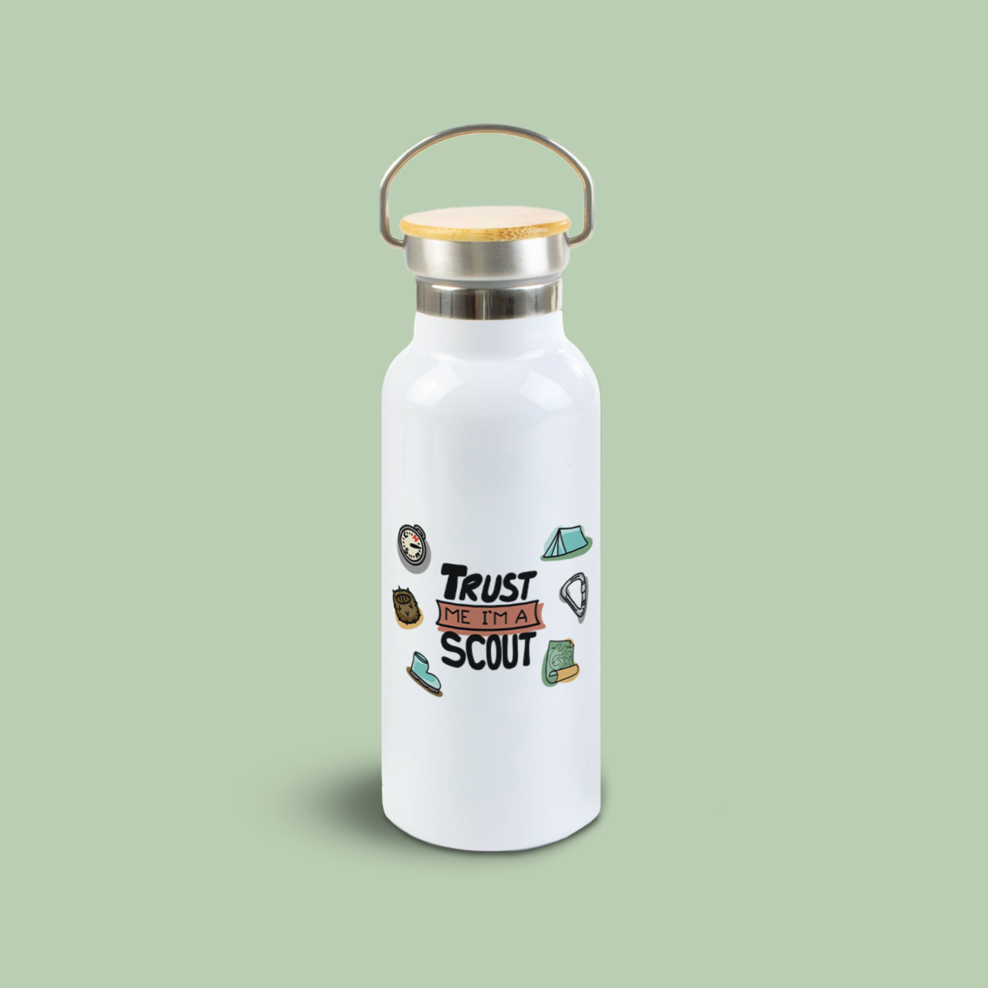 sticla din otel inoxidabil ibrik trust me im a scout