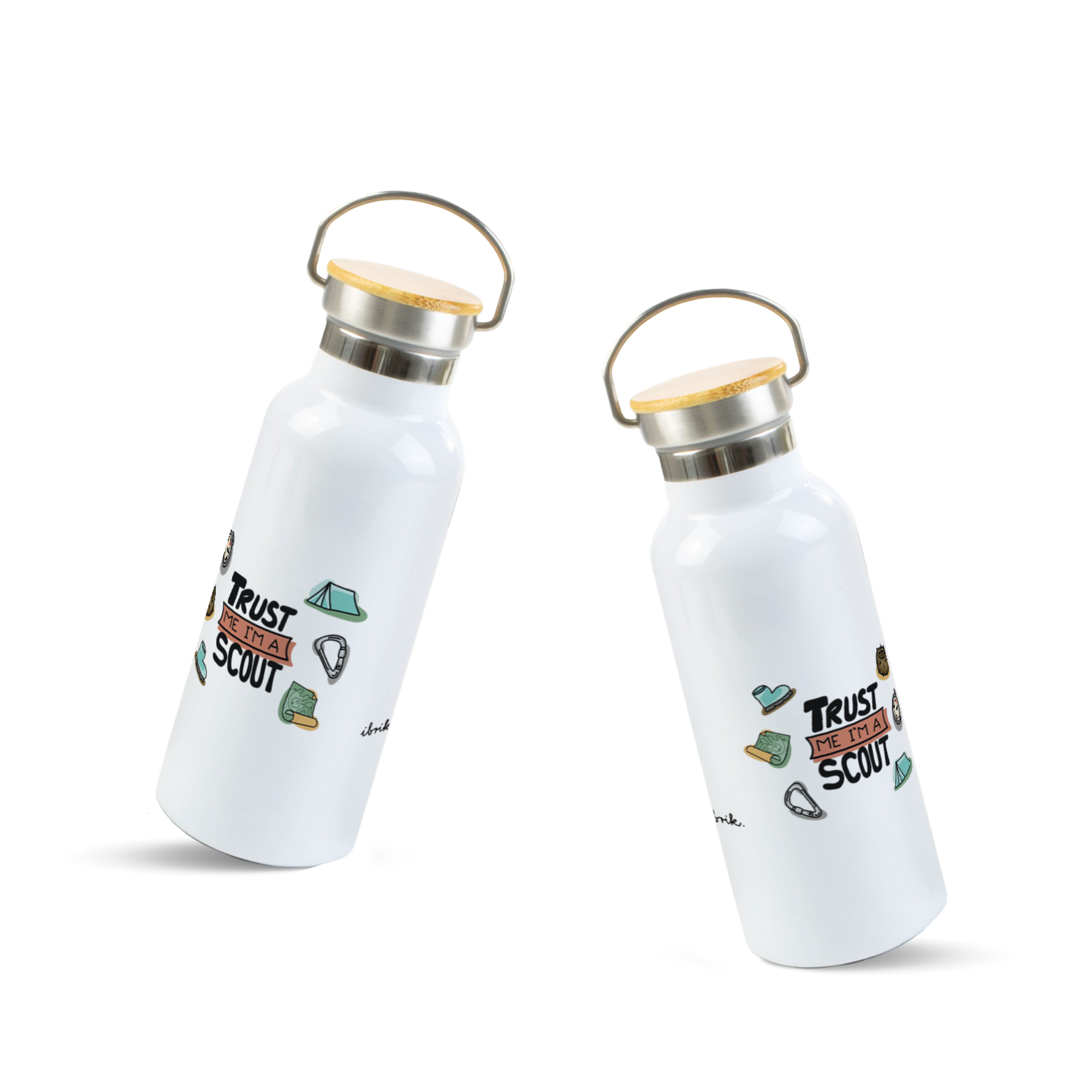 sticla din otel inoxidabil ibrik trust me im a scout