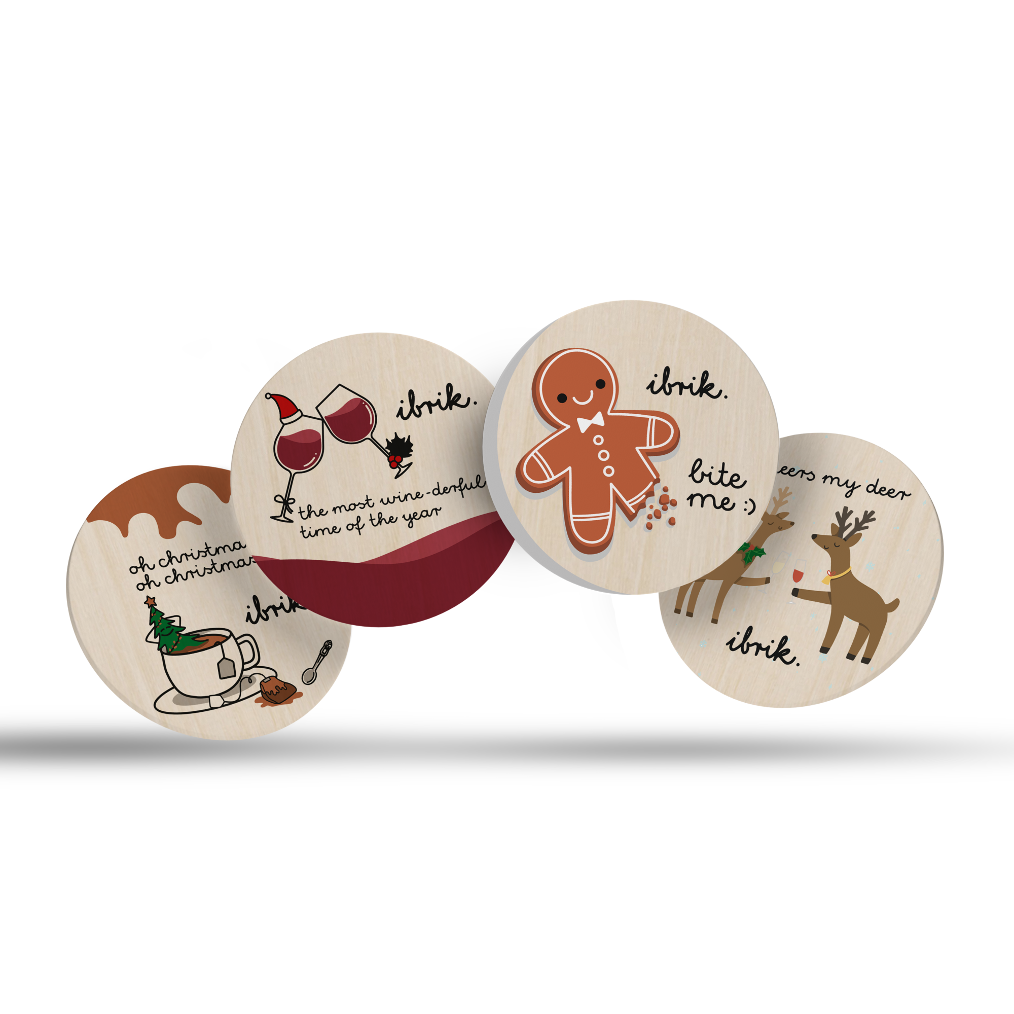 48 coaster ibrik christmas