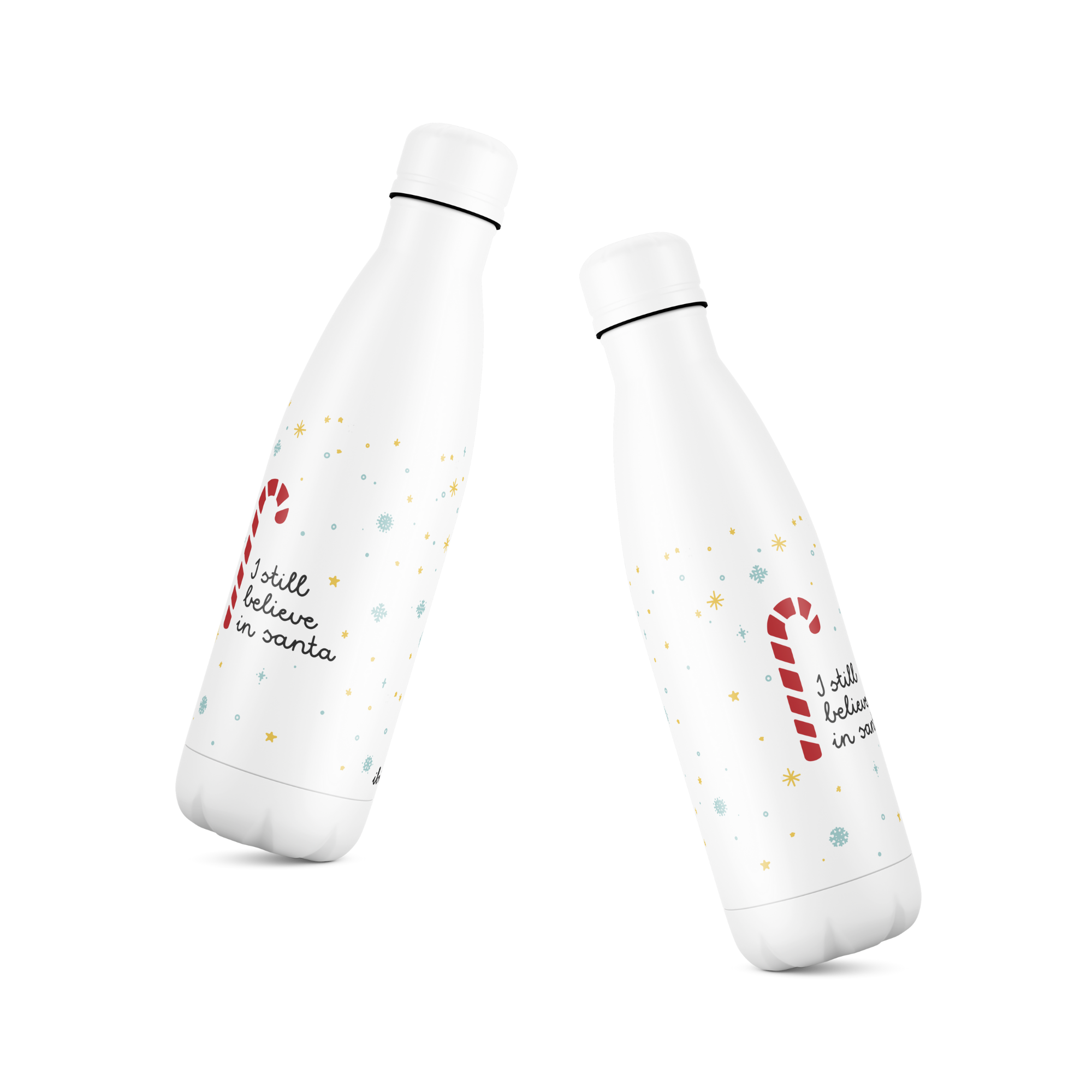 sticla de apa din otel inoxidabil ibrik i still believe in santa 3