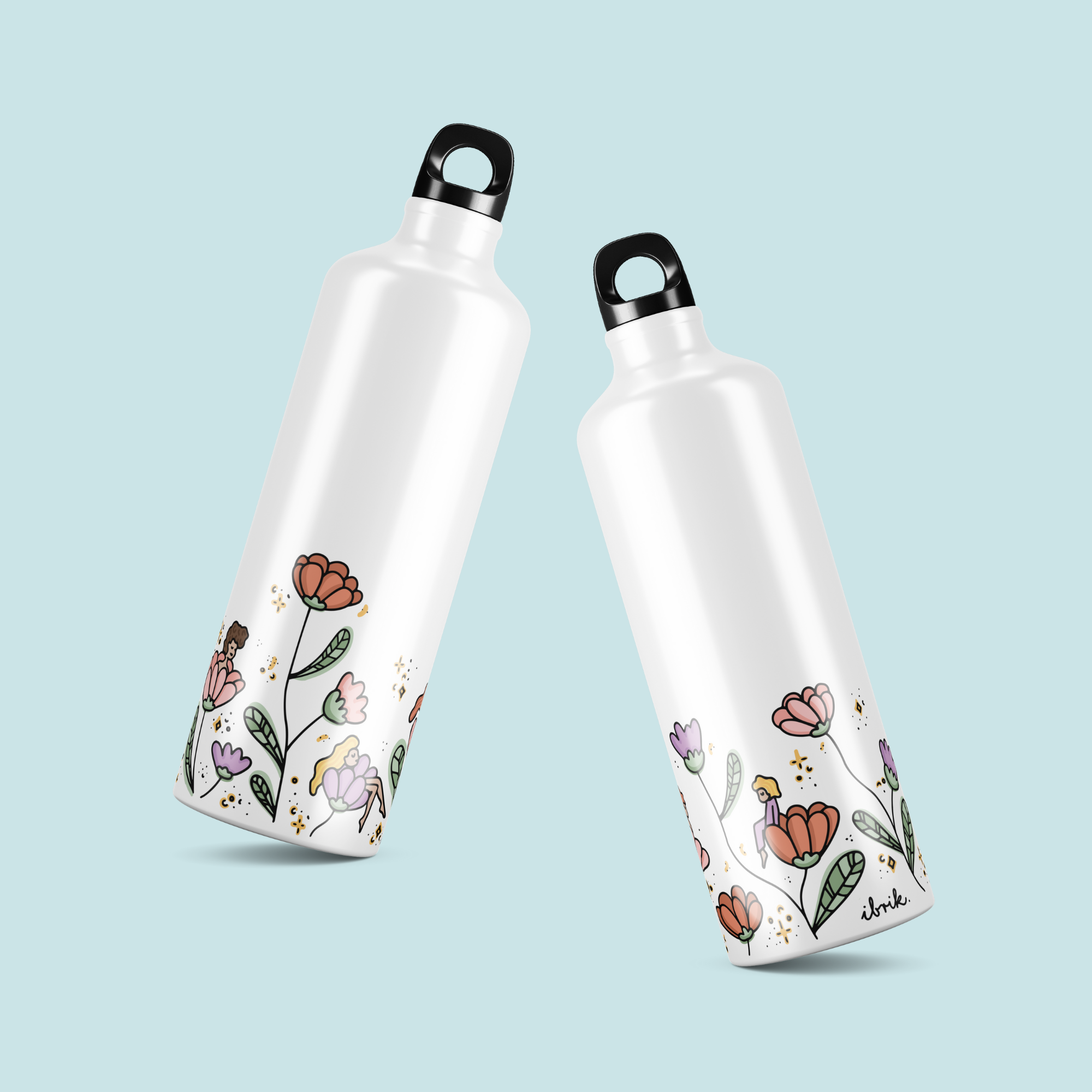 sticla din aluminiu ibrik spring pixies 1