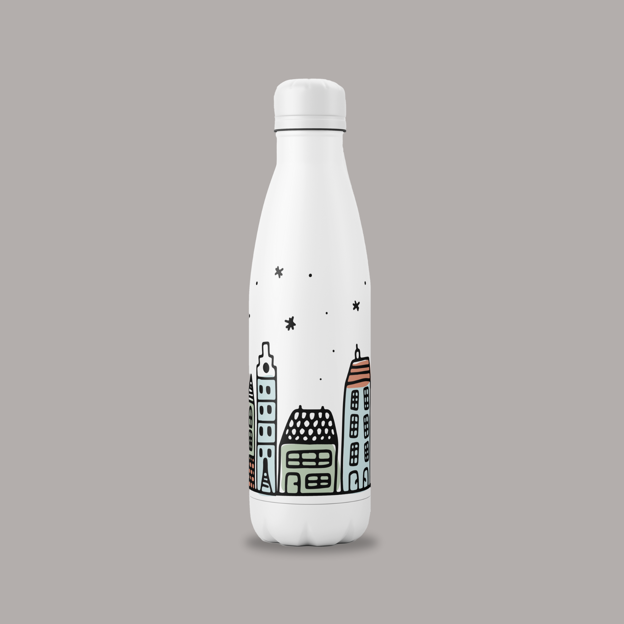 sticla din otel inoxidabil ibrik christmas town 2