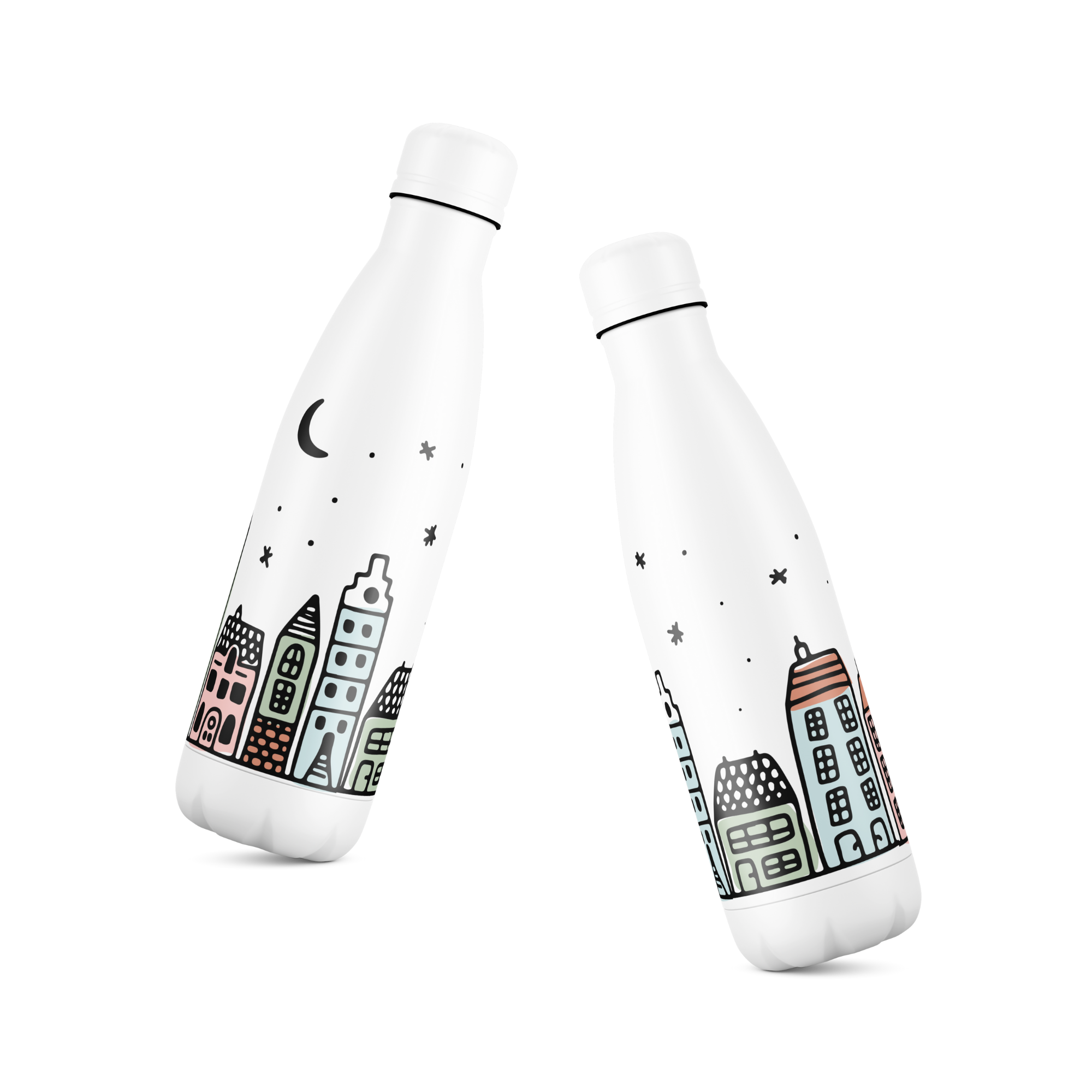 sticla din otel inoxidabil ibrik christmas town 3