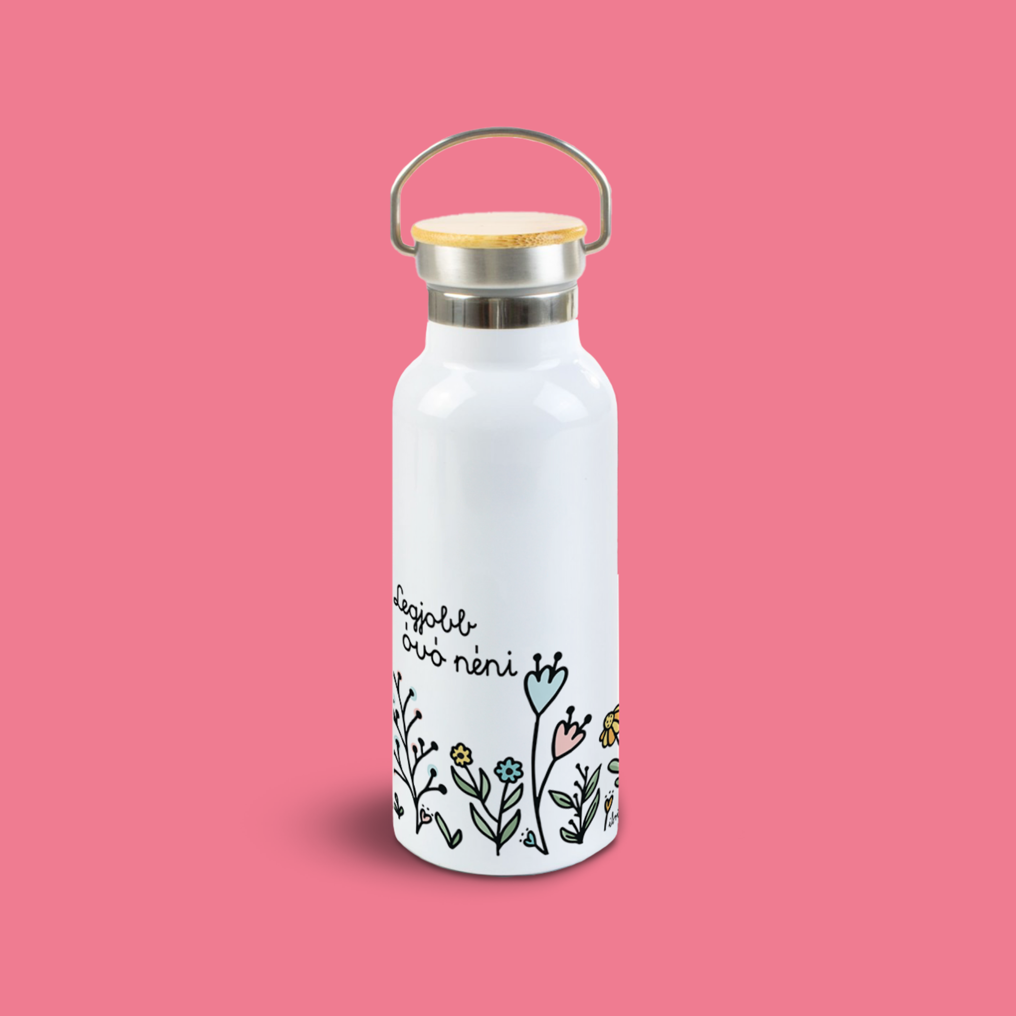 sticla din otel inoxidabil ibrik flowers ovo neni 2