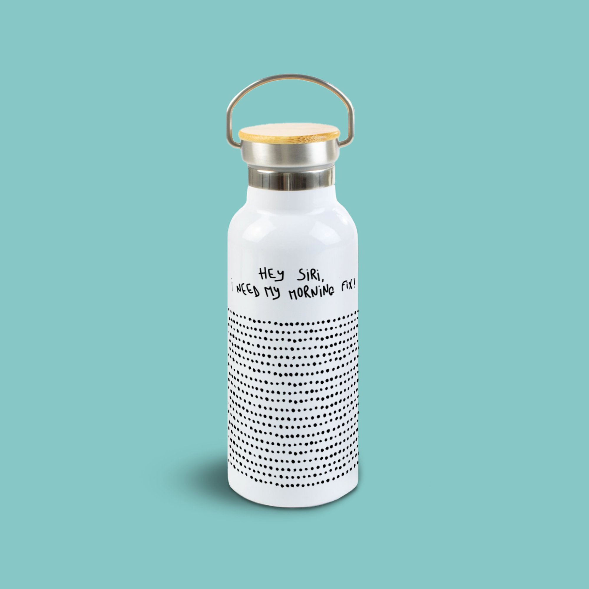 sticla din otel inoxidabil ibrik hey siri morning fix 2